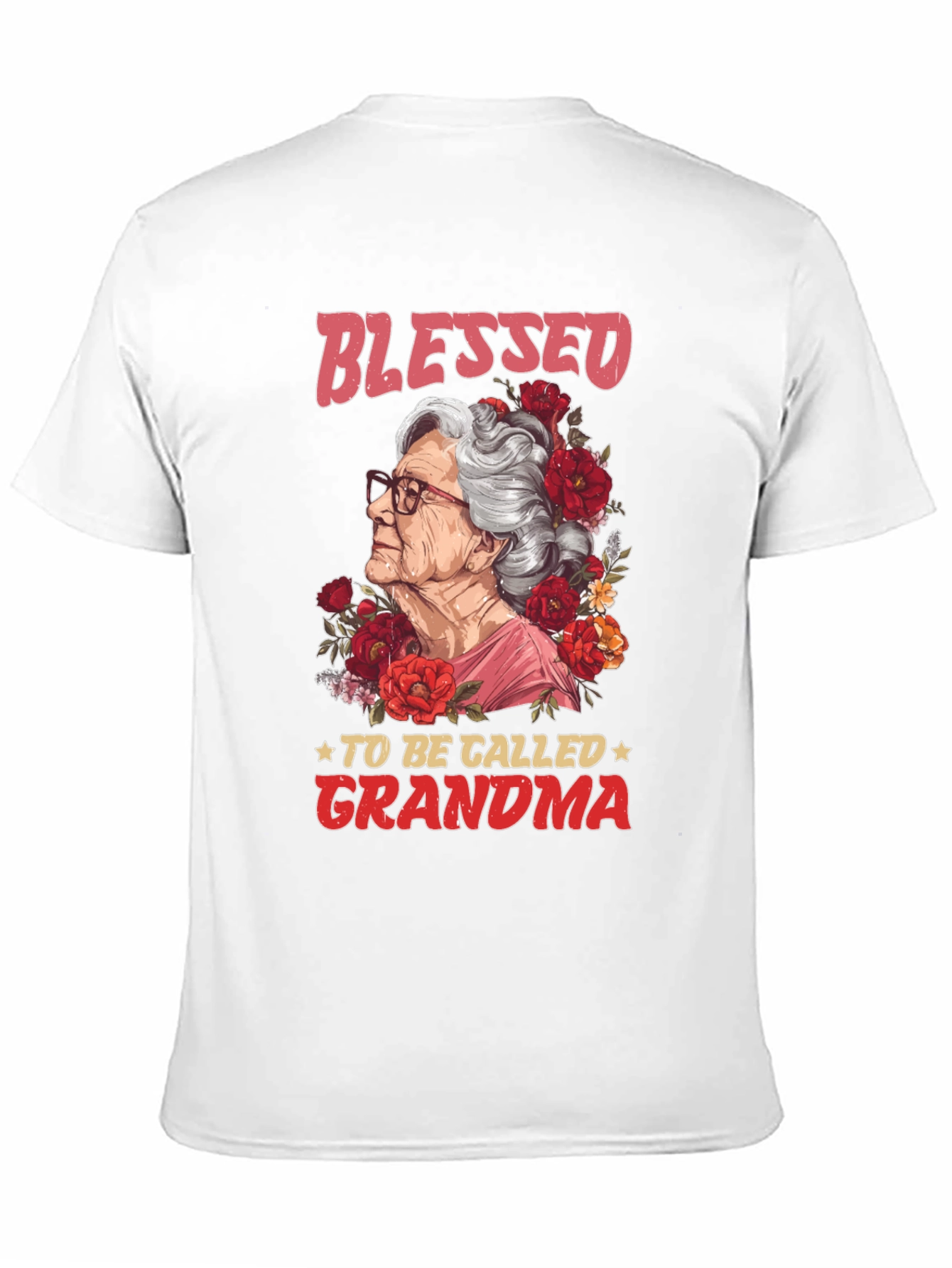 Blessed To Be Called Grandma Graphic T-Shirt