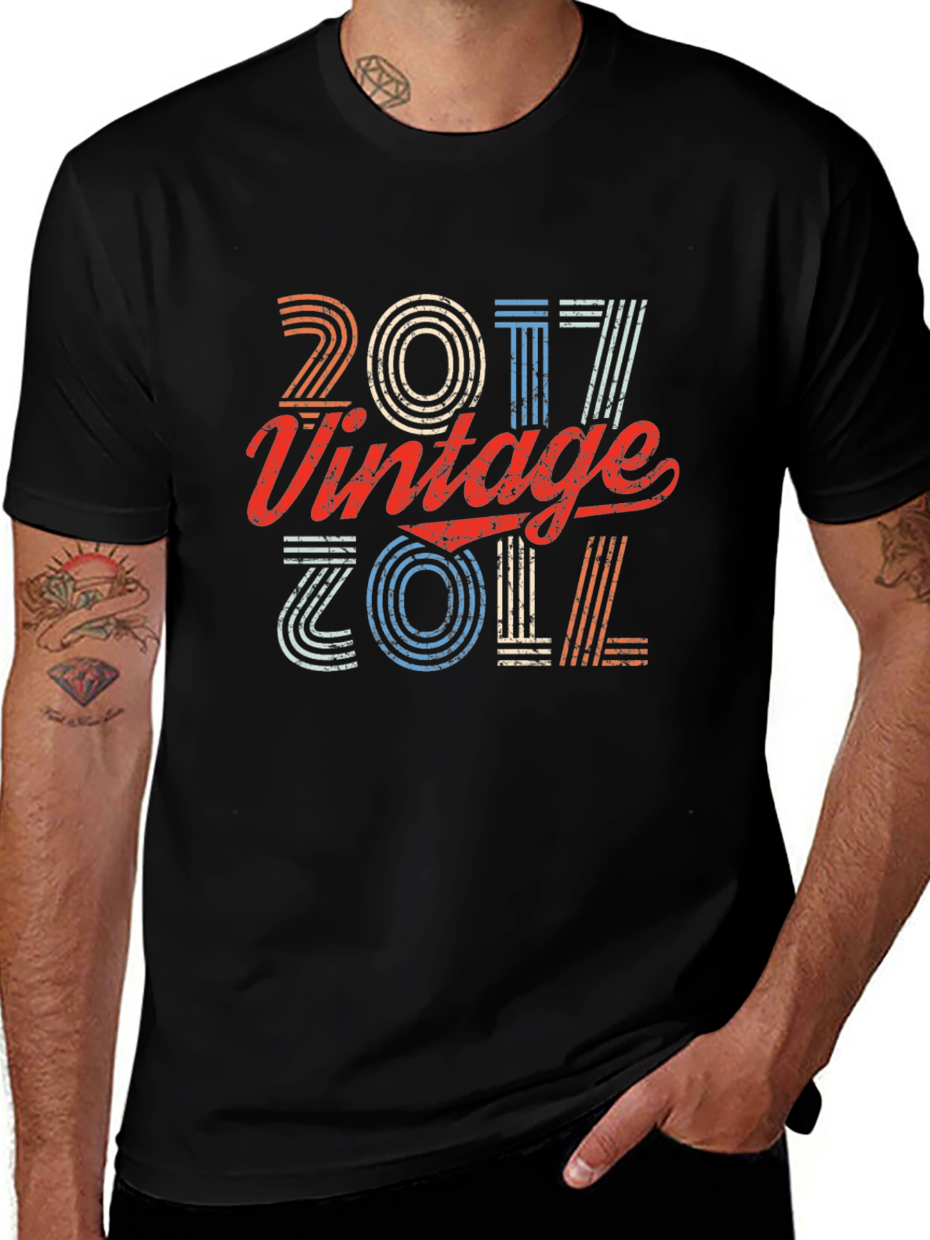 Vintage 2017 T-Shirt