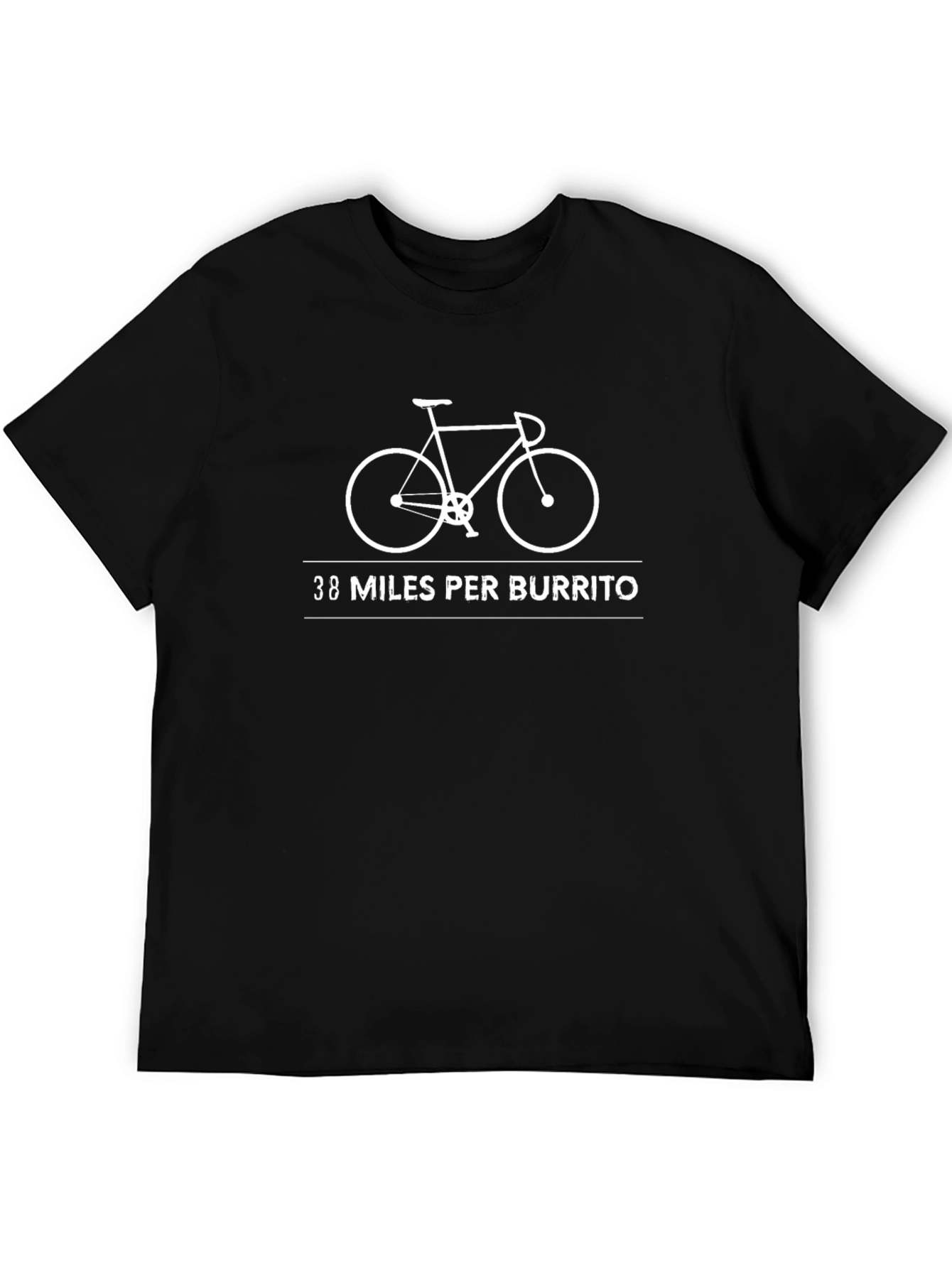 38 Miles Per Burrito Cycling T-Shirt