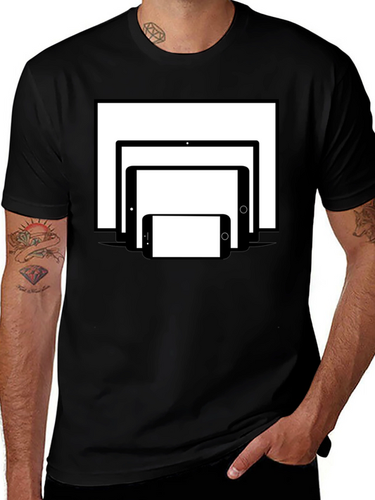 Tech Stack T-Shirt - Black Cotton Tee
