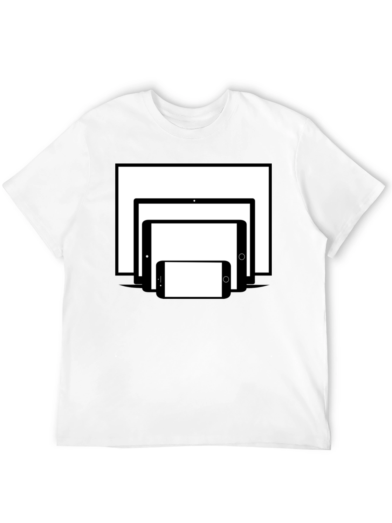 Tech Stack T-Shirt - Black Cotton Tee