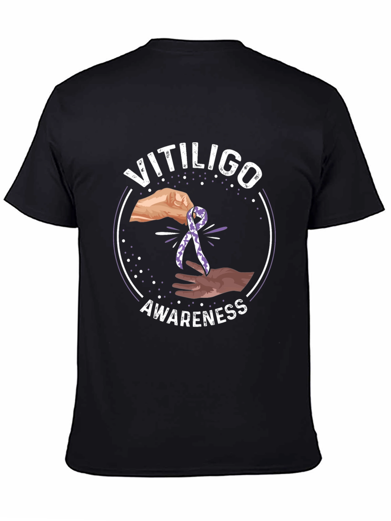 Vitiligo Awareness Ribbon T-Shirt
