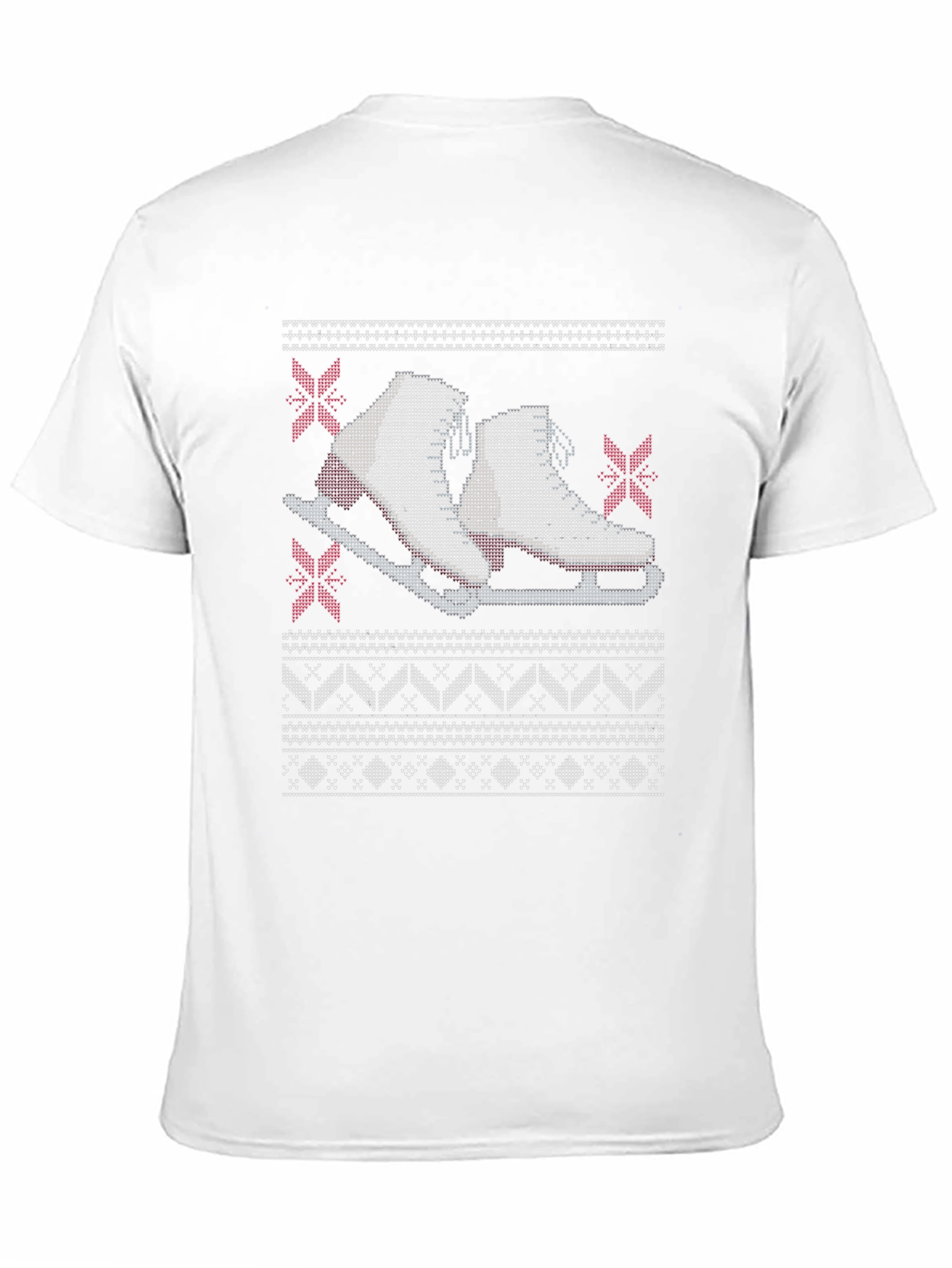 Skating Ugly Christmas Sweater T-Shirt