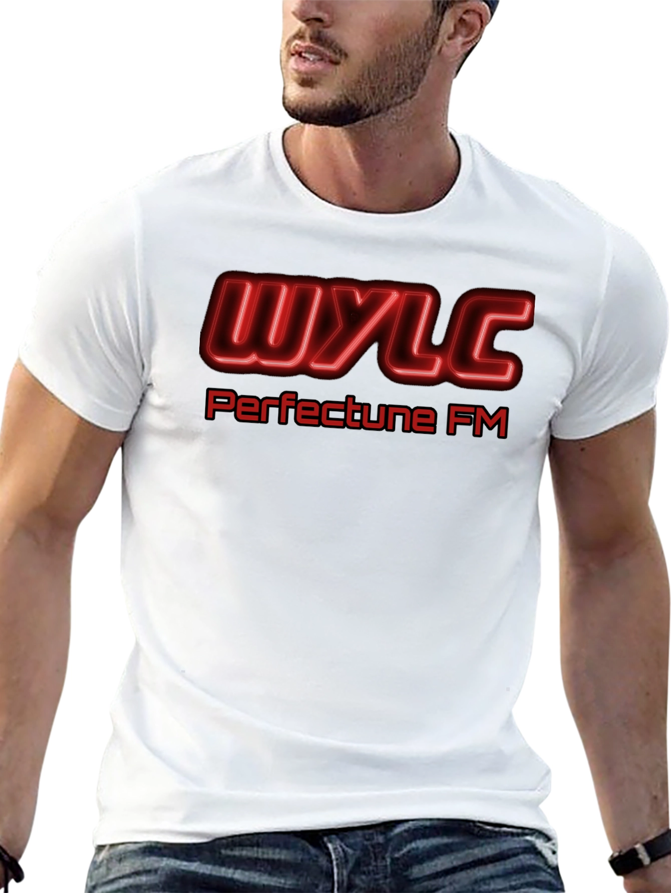 WYLC Perfectune FM T-Shirt - Retro Radio Tee