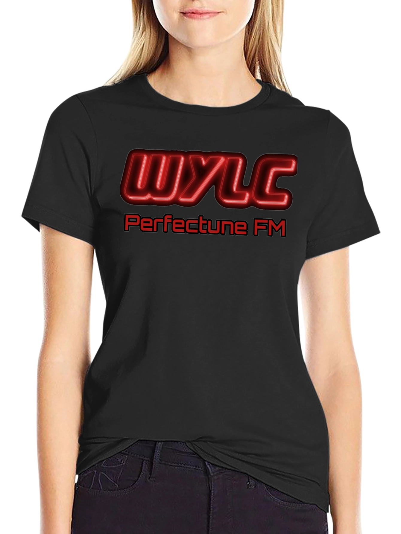 WYLC Perfectune FM T-Shirt - Retro Radio Tee
