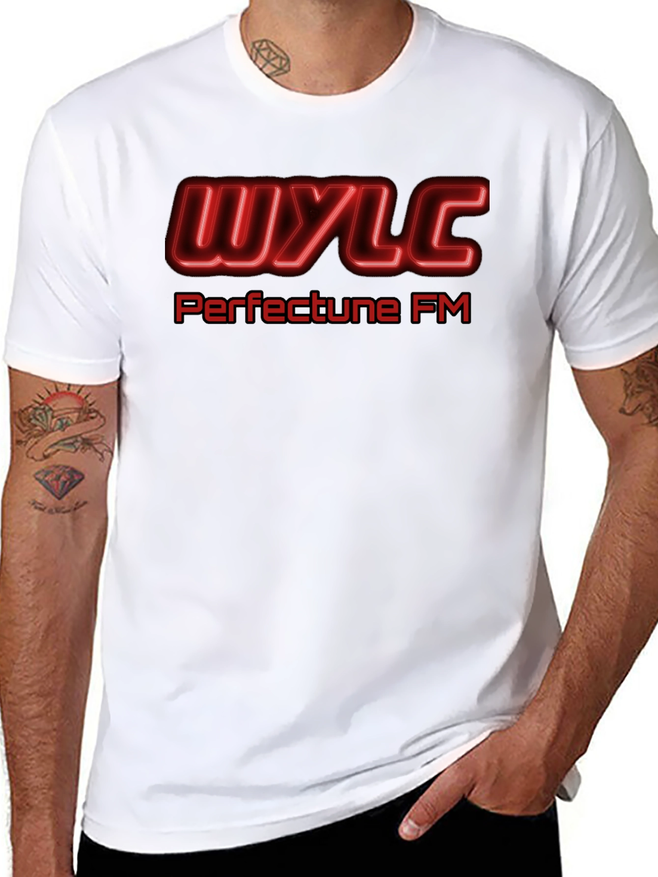 WYLC Perfectune FM T-Shirt - Retro Radio Tee