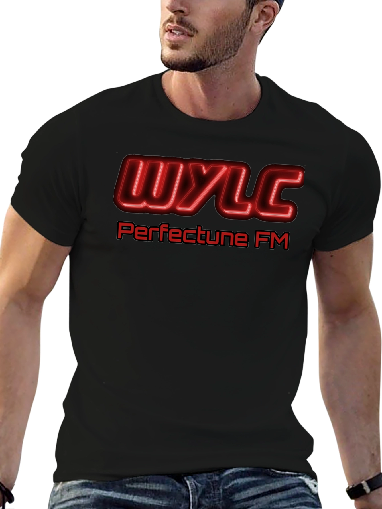 WYLC Perfectune FM T-Shirt - Retro Radio Tee