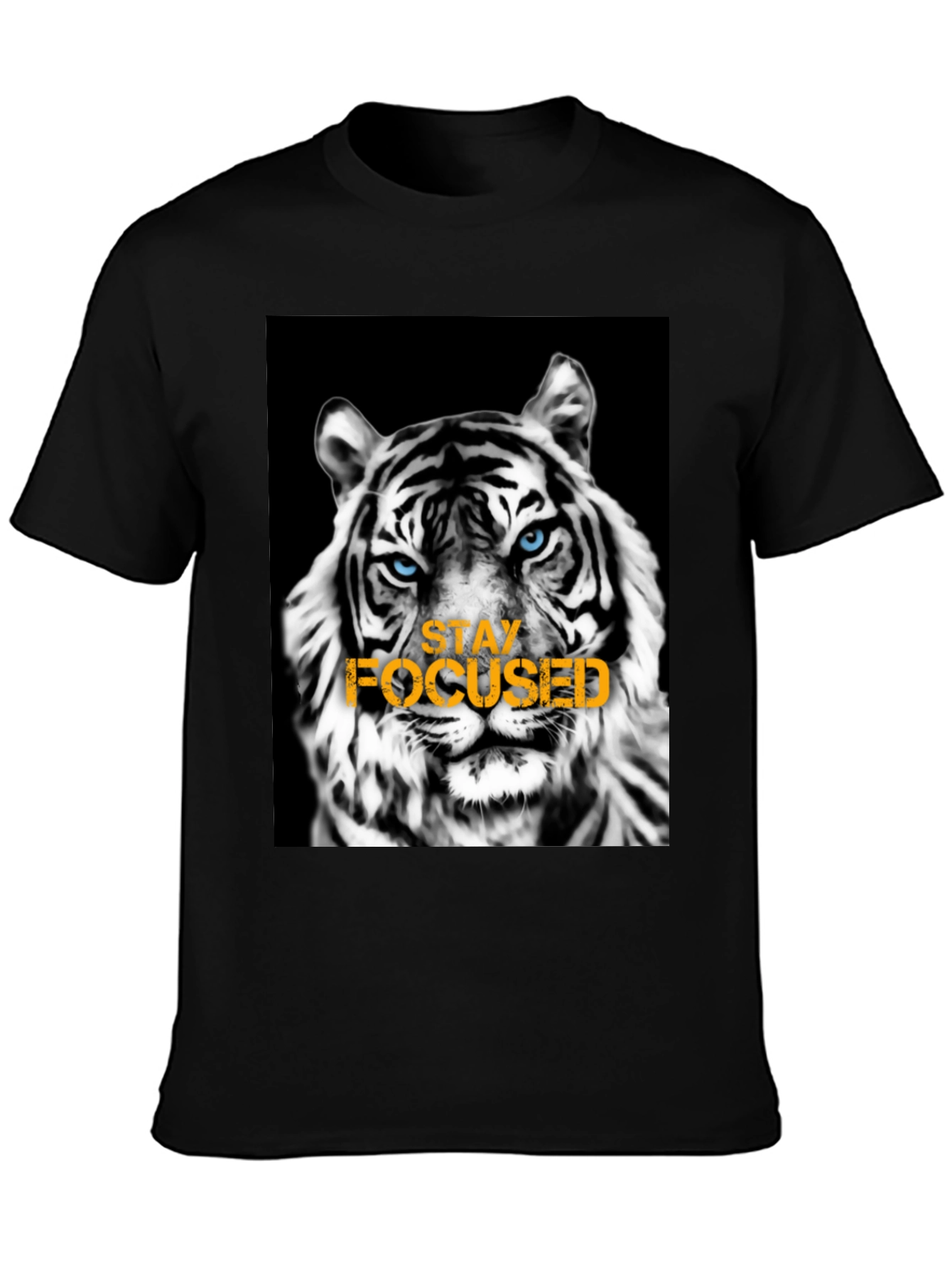 Stay Focused Tiger Graphic Tee