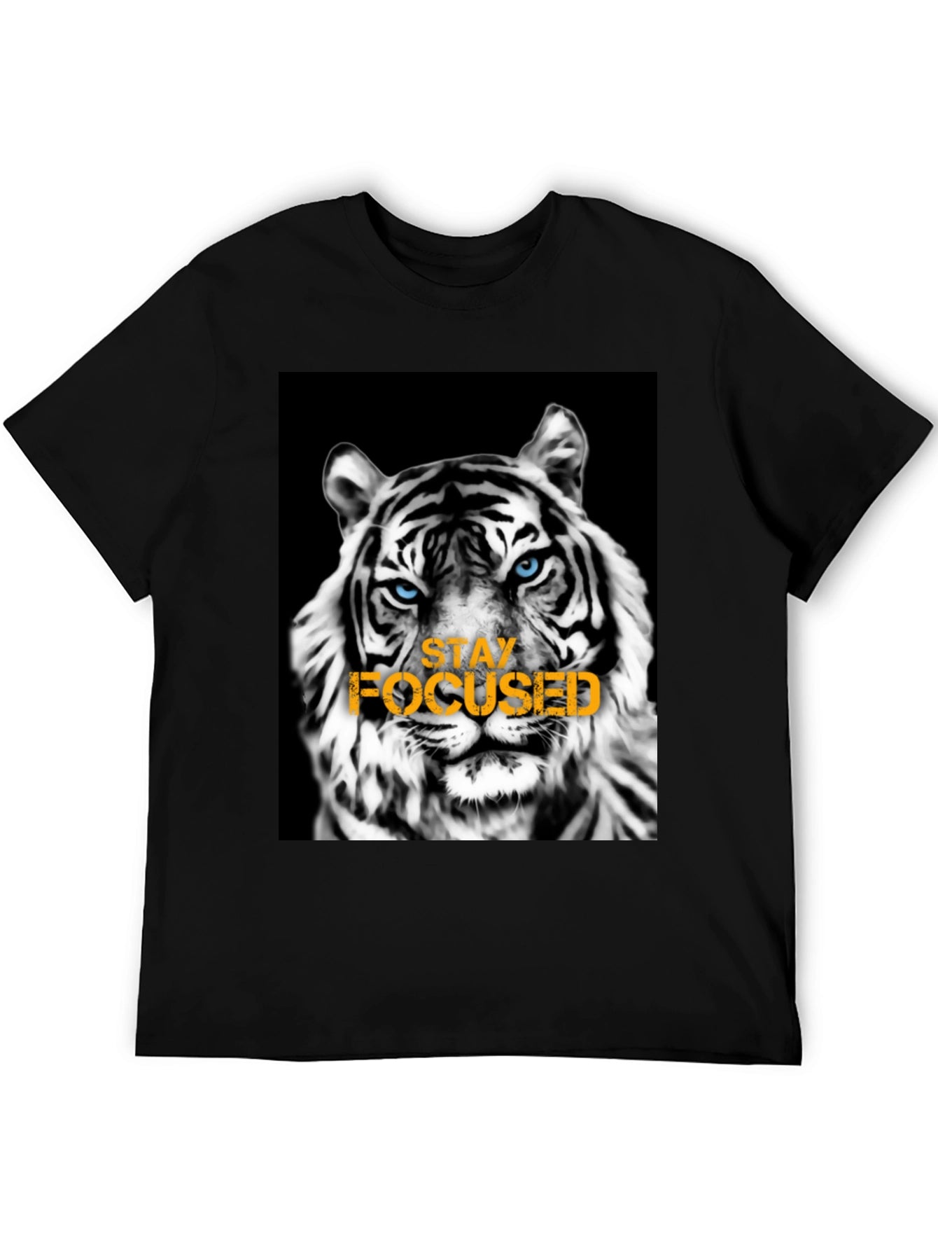 Stay Focused Tiger Graphic Tee