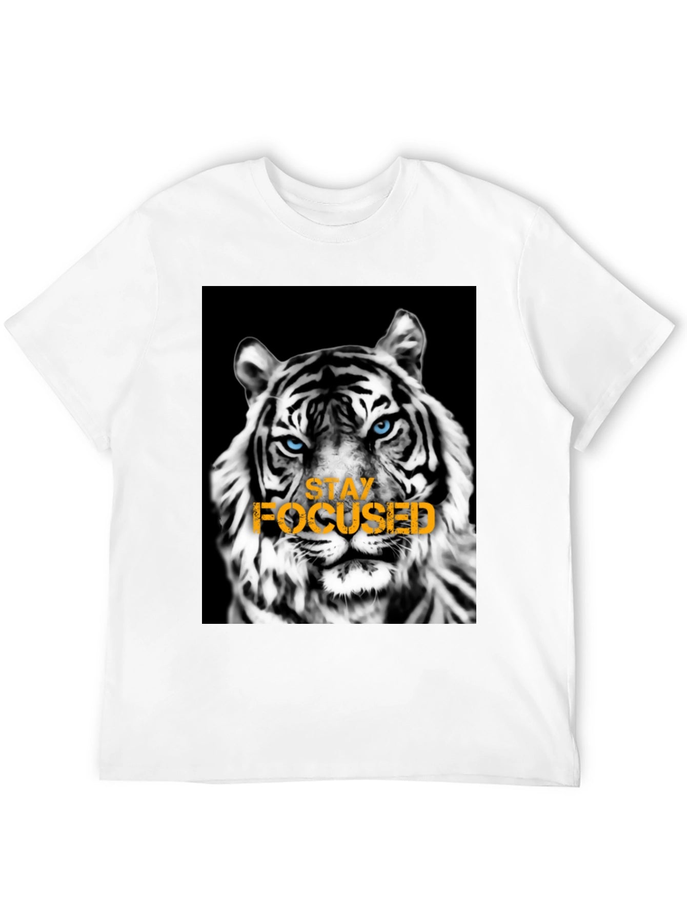 Stay Focused Tiger Graphic Tee