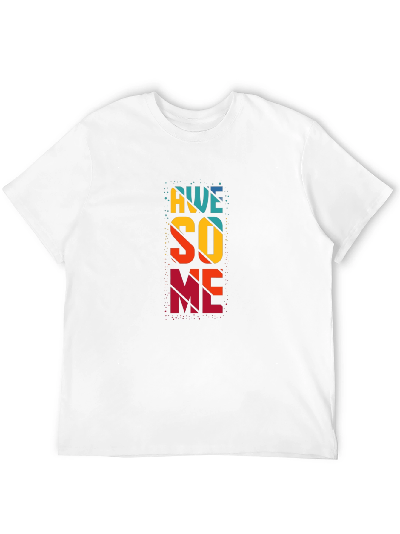 Awesome Graphic Print Black T-Shirt