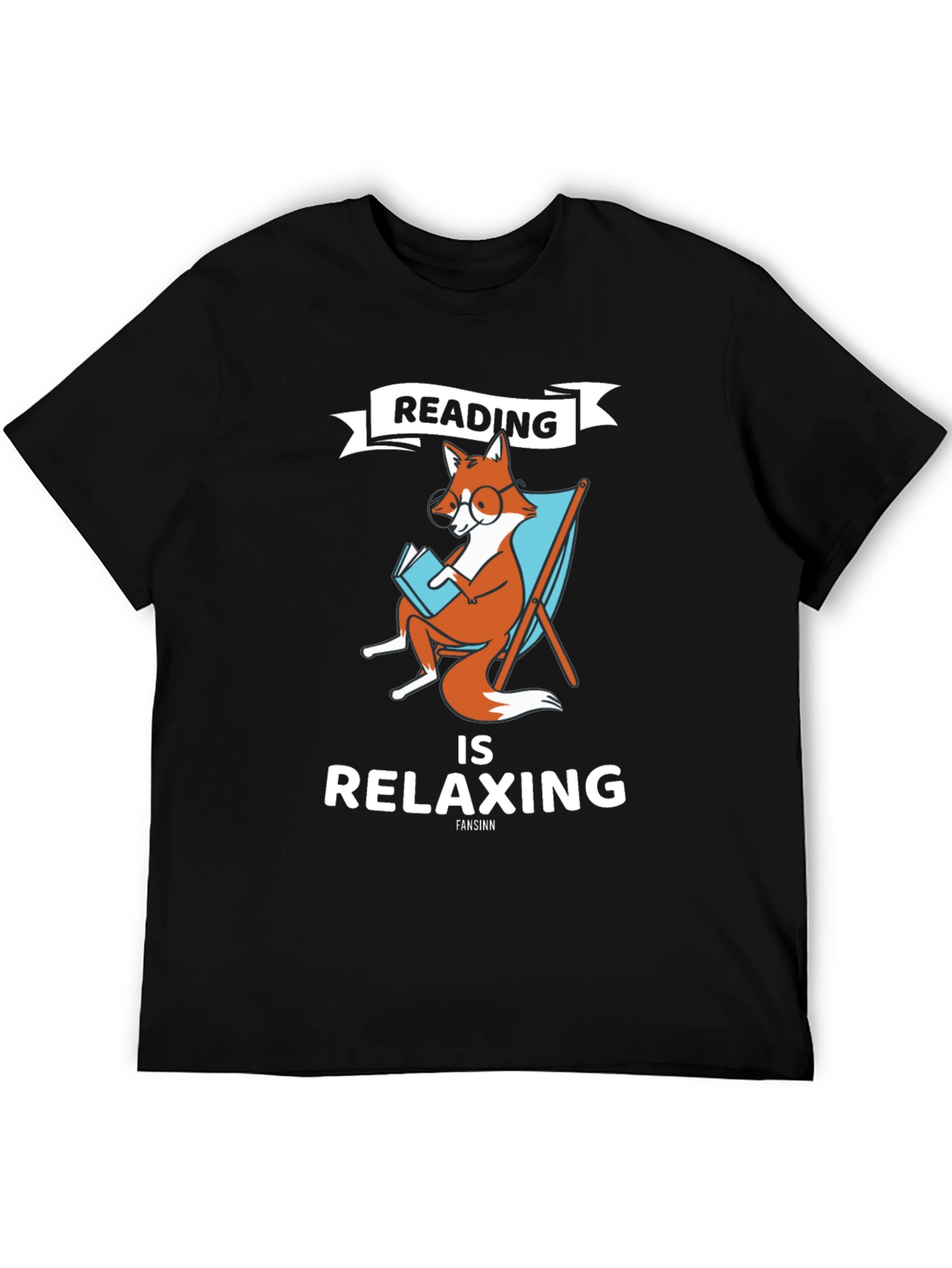 Reading Fox Graphic T-Shirt