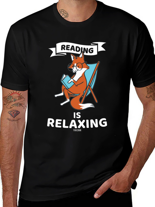 Reading Fox Graphic T-Shirt
