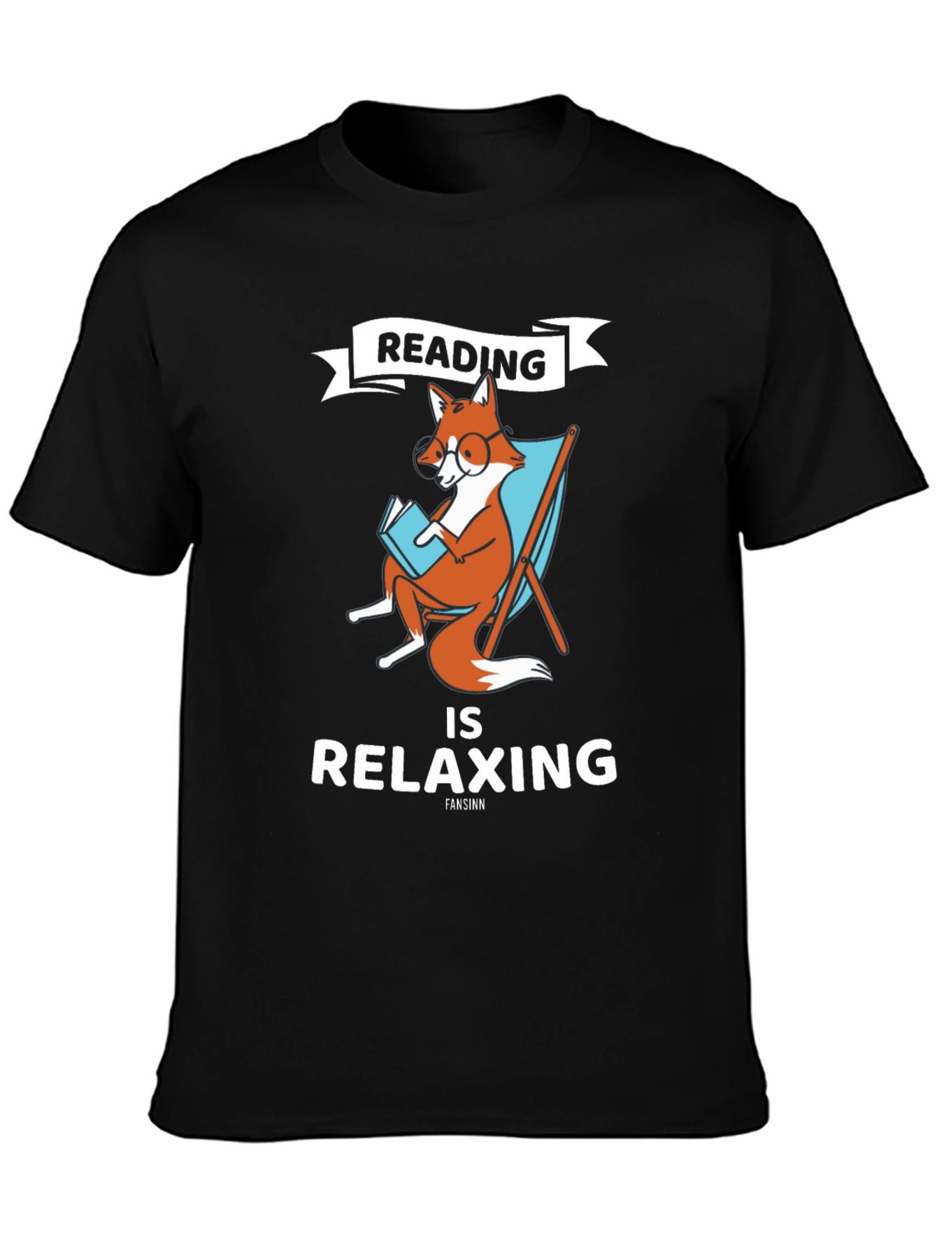 Reading Fox Graphic T-Shirt