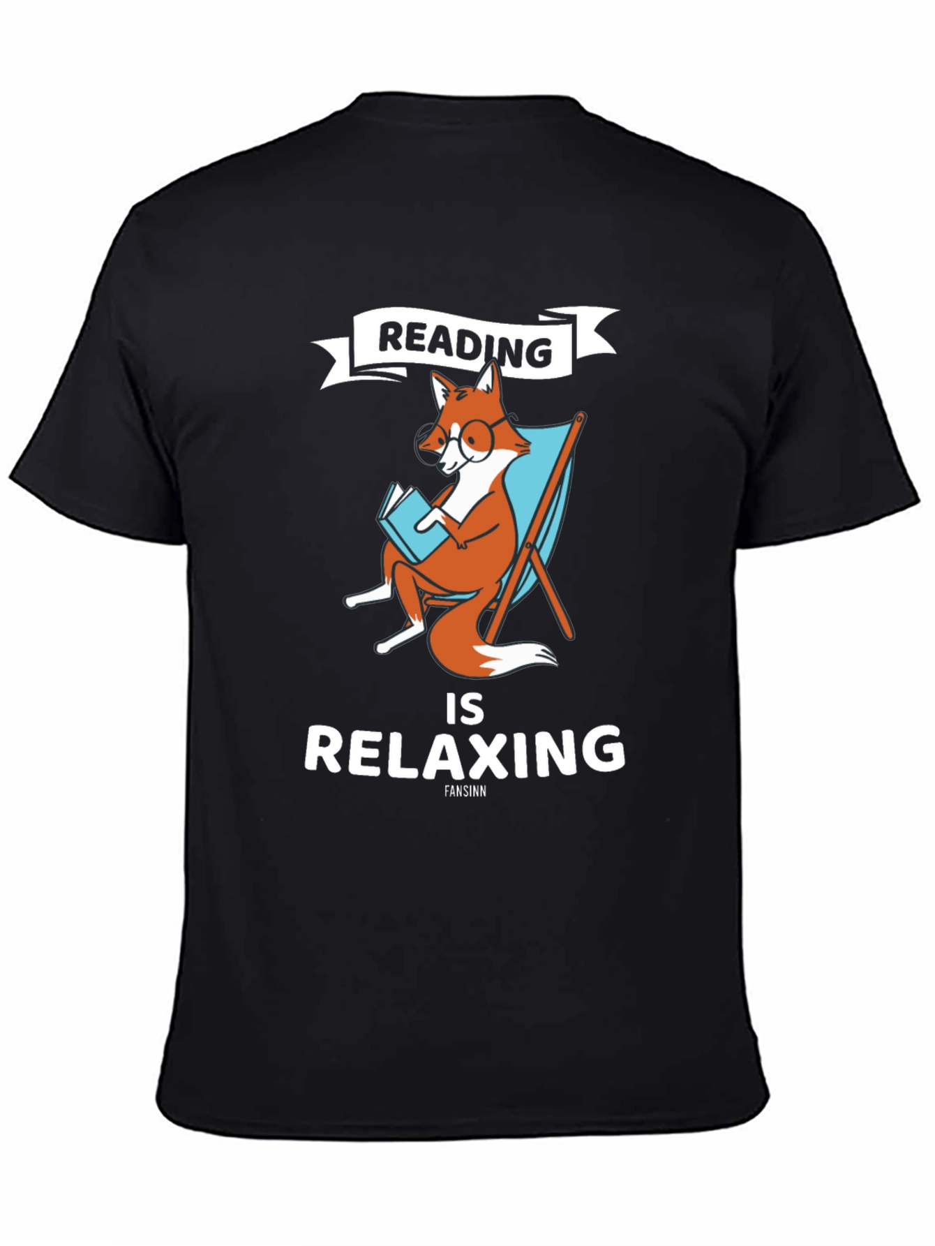 Reading Fox Graphic T-Shirt