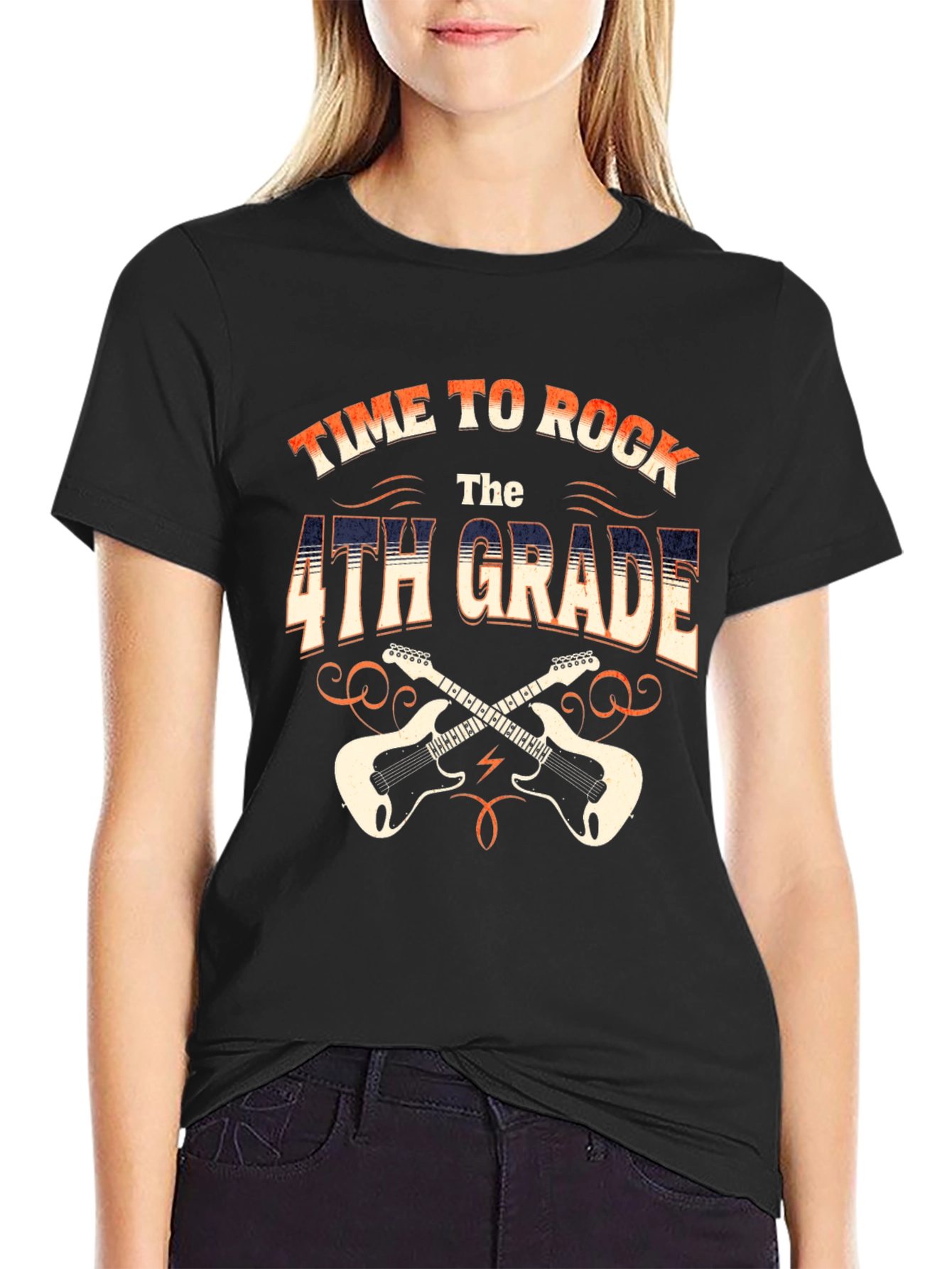 Time to Rock 4th Grade T-Shirt