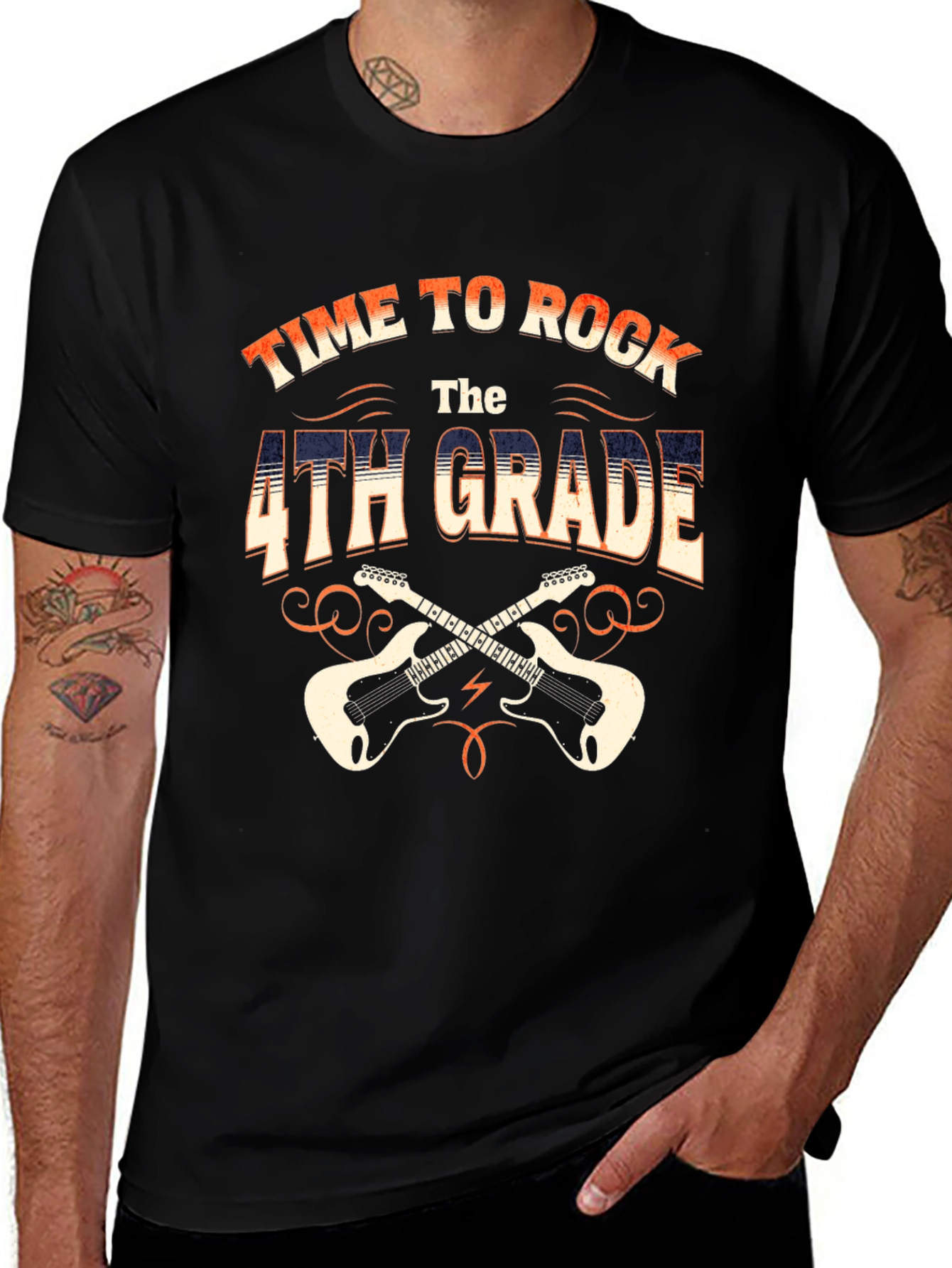 Time to Rock 4th Grade T-Shirt