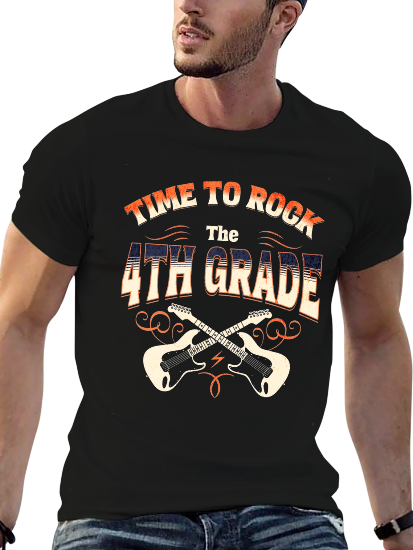 Time to Rock 4th Grade T-Shirt