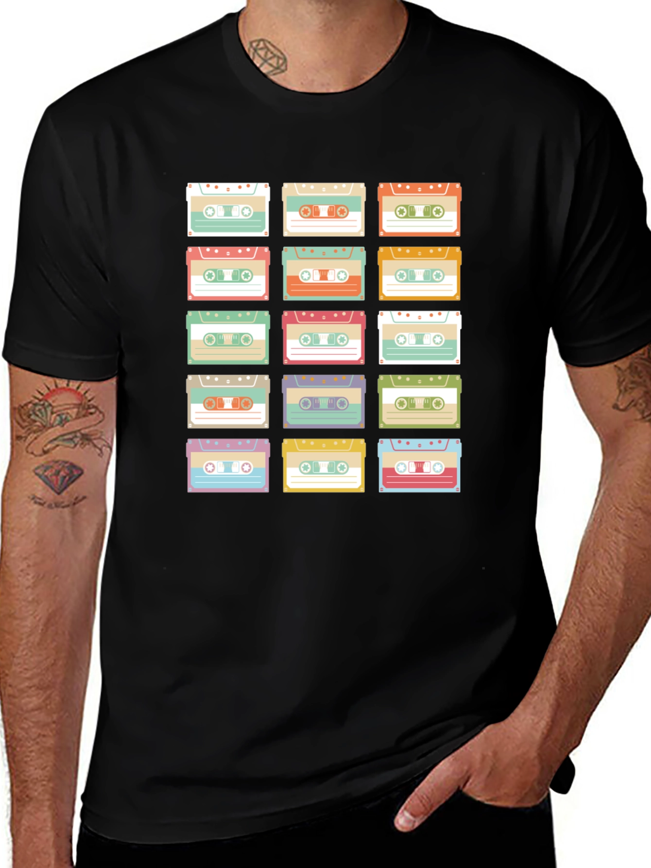 Retro Cassette Tape Graphic Tee