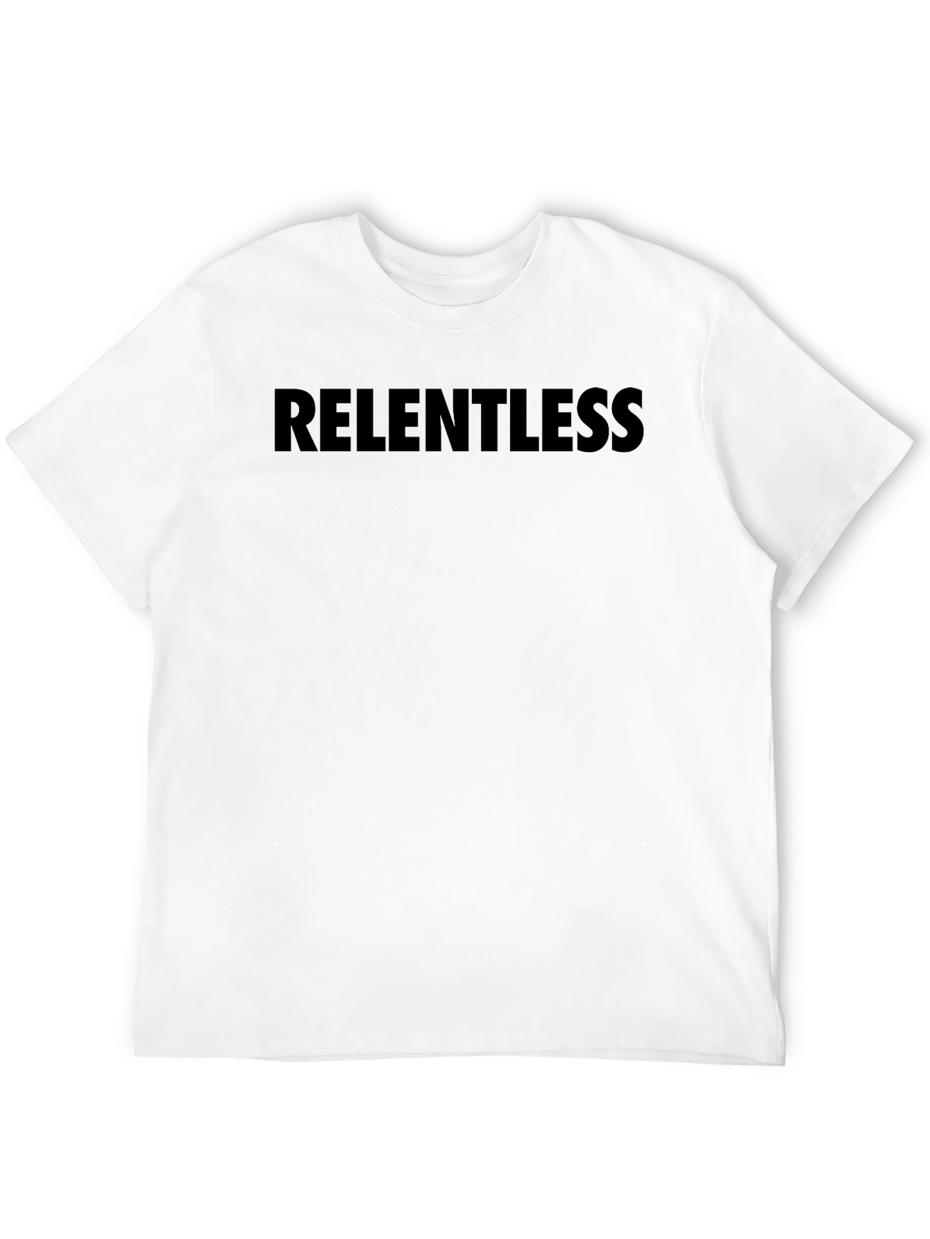 Relentless Black Graphic T-Shirt - Stylish and Comfortable
