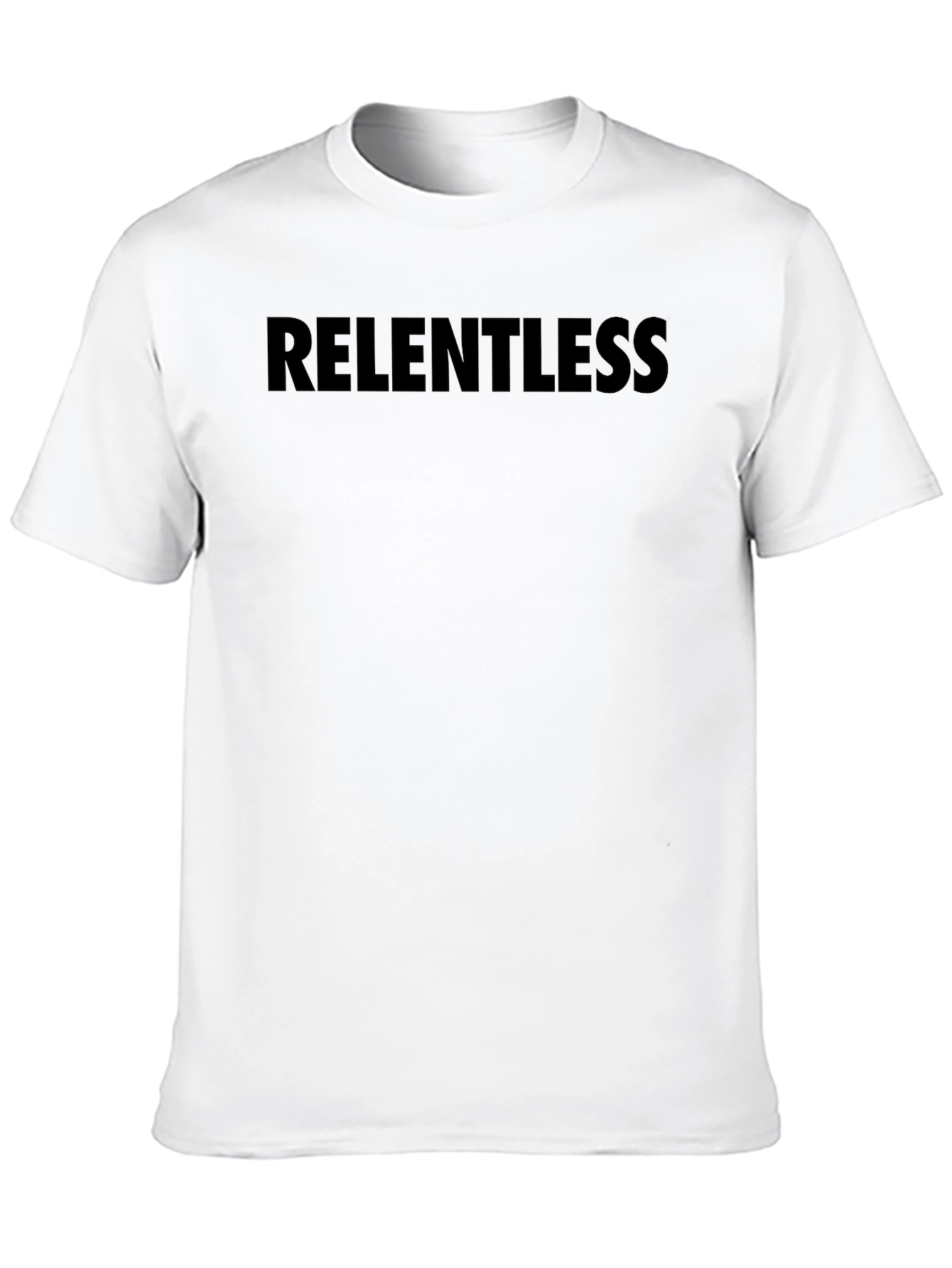 Relentless Black Graphic T-Shirt - Stylish and Comfortable