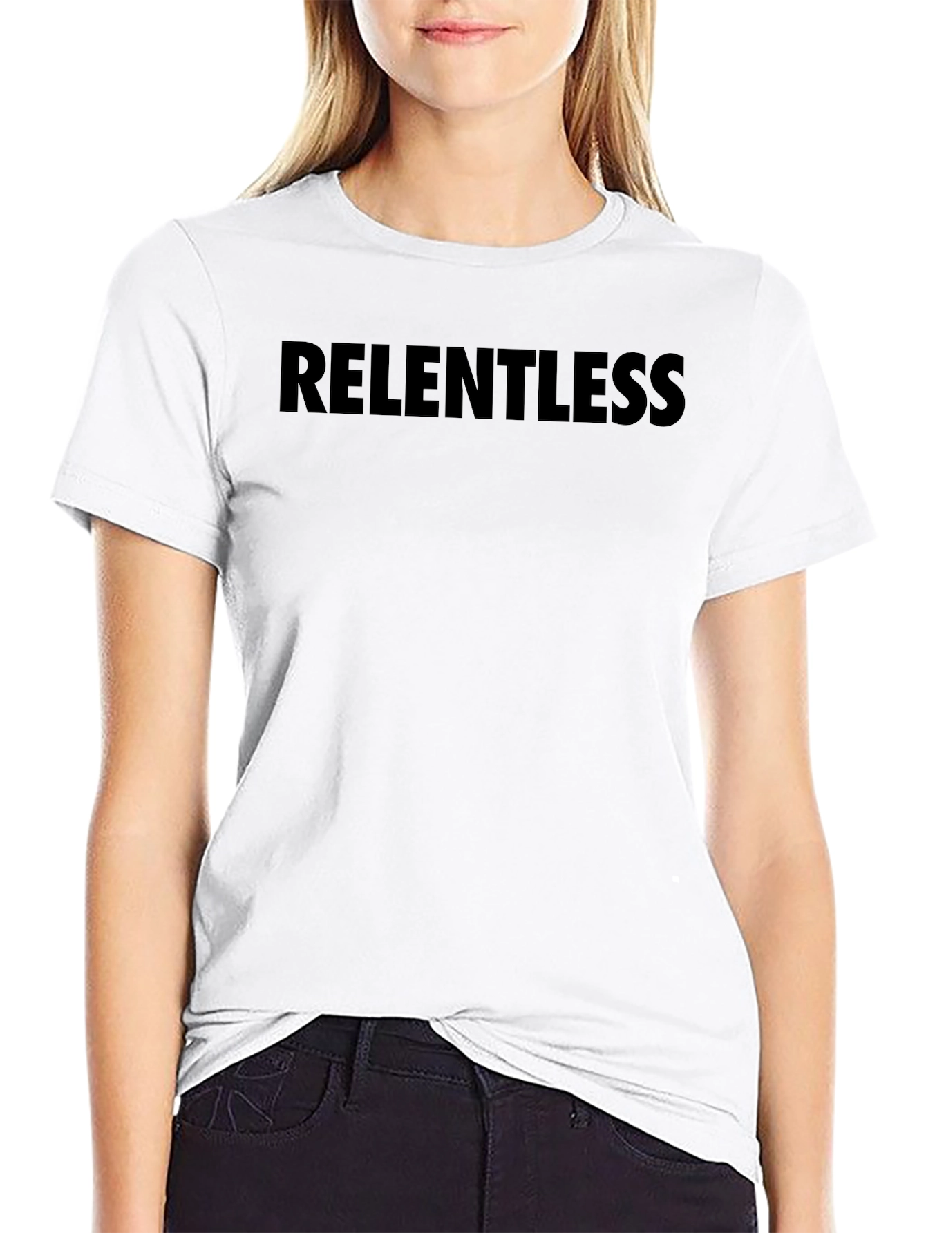 Relentless Black Graphic T-Shirt - Stylish and Comfortable