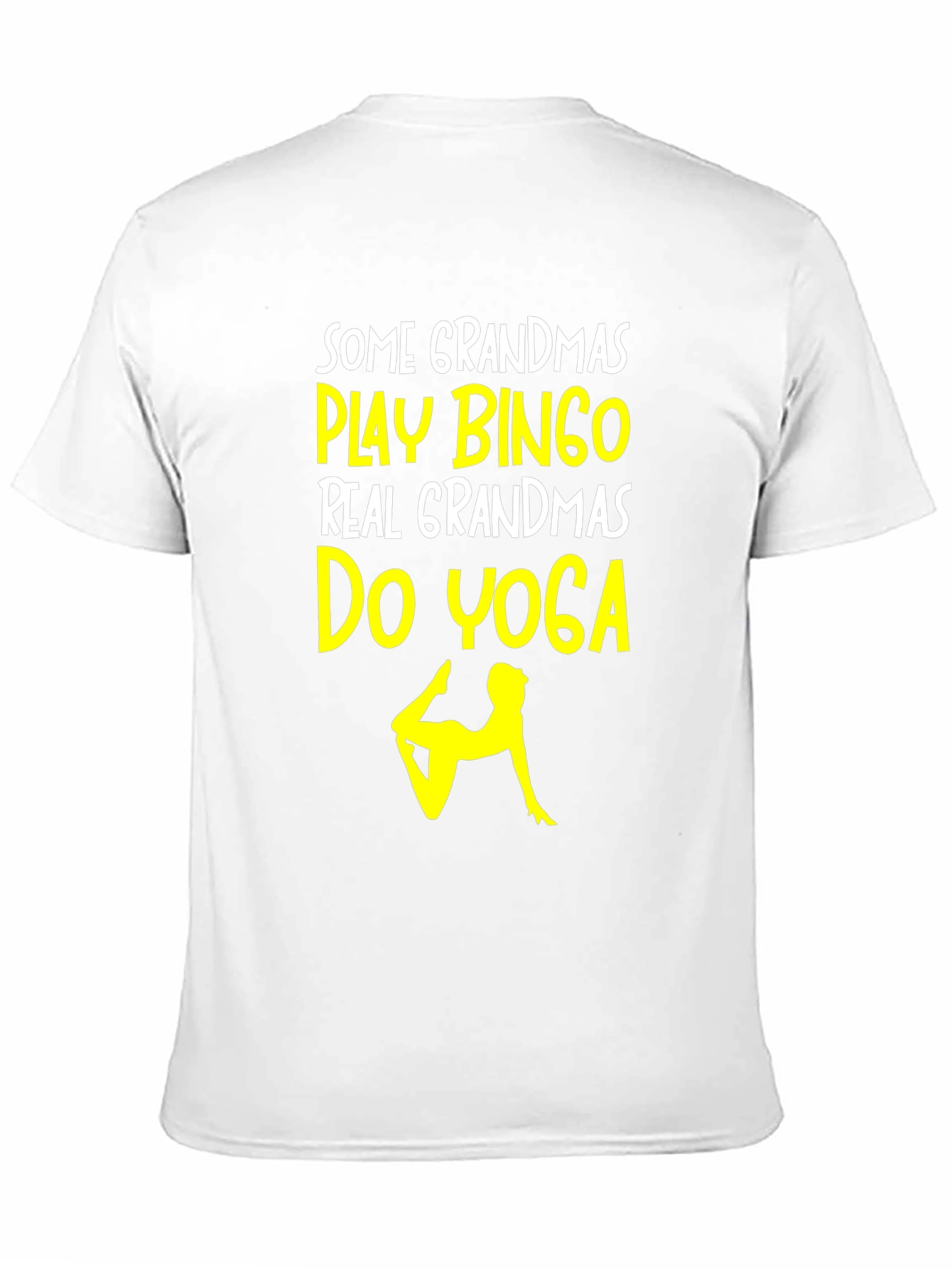 Yoga Grandma T-Shirt - Play Bingo Do Yoga