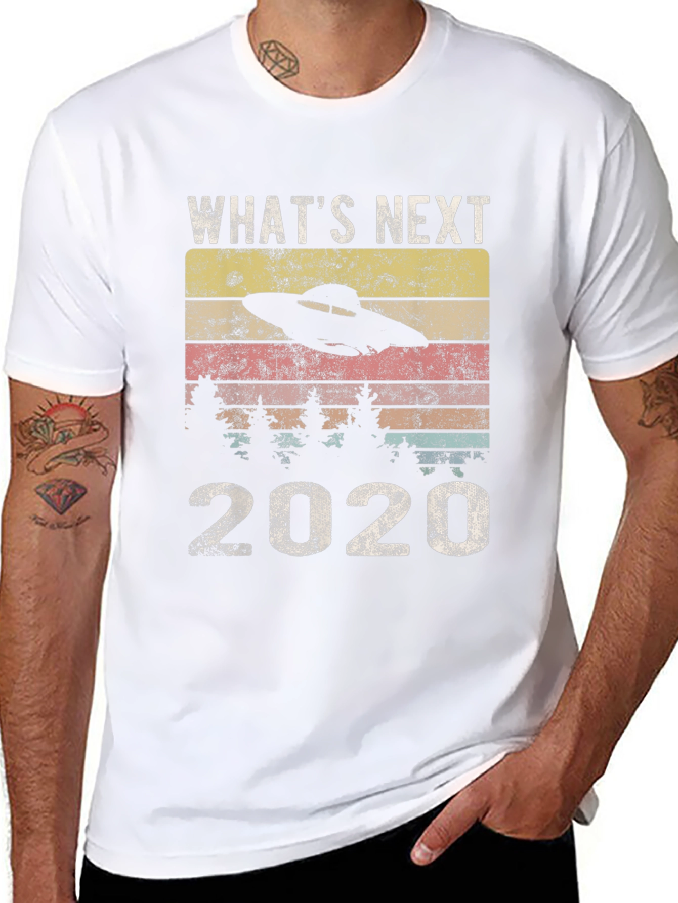 Whats Next 2020 UFO Graphic T-Shirt