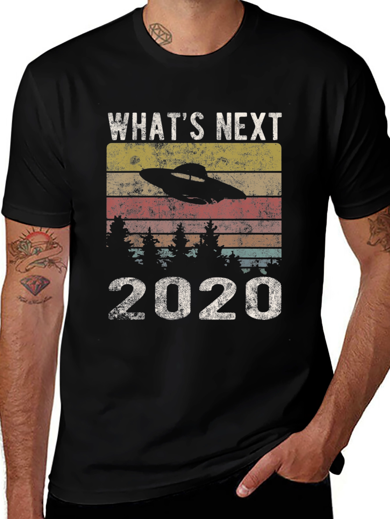 Whats Next 2020 UFO Graphic T-Shirt