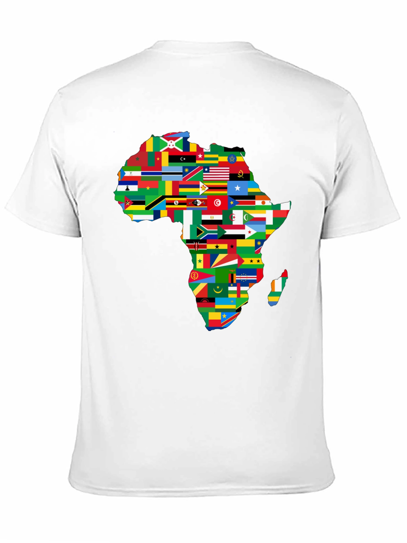 Africa Flags Map Graphic T-Shirt