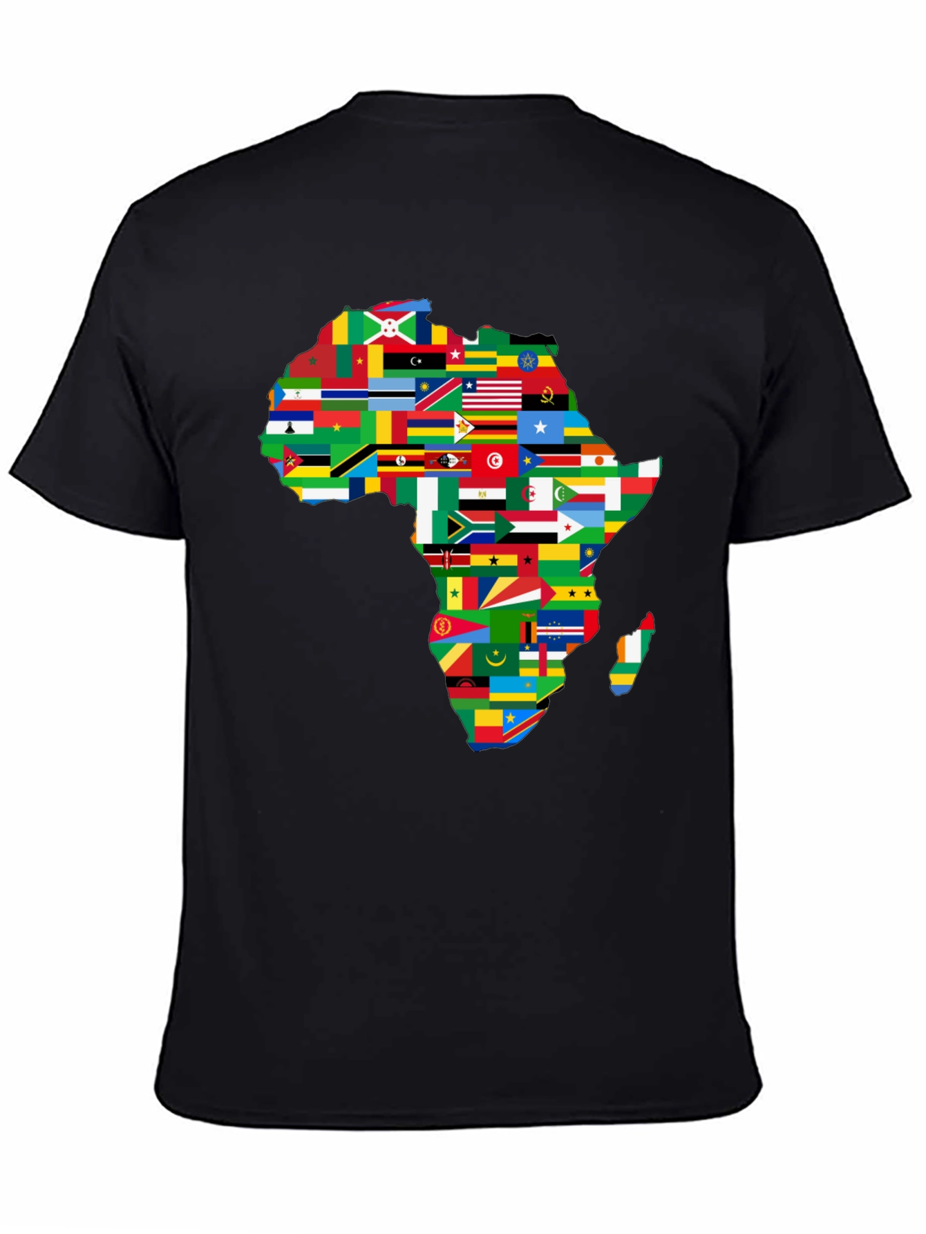Africa Flags Map Graphic T-Shirt