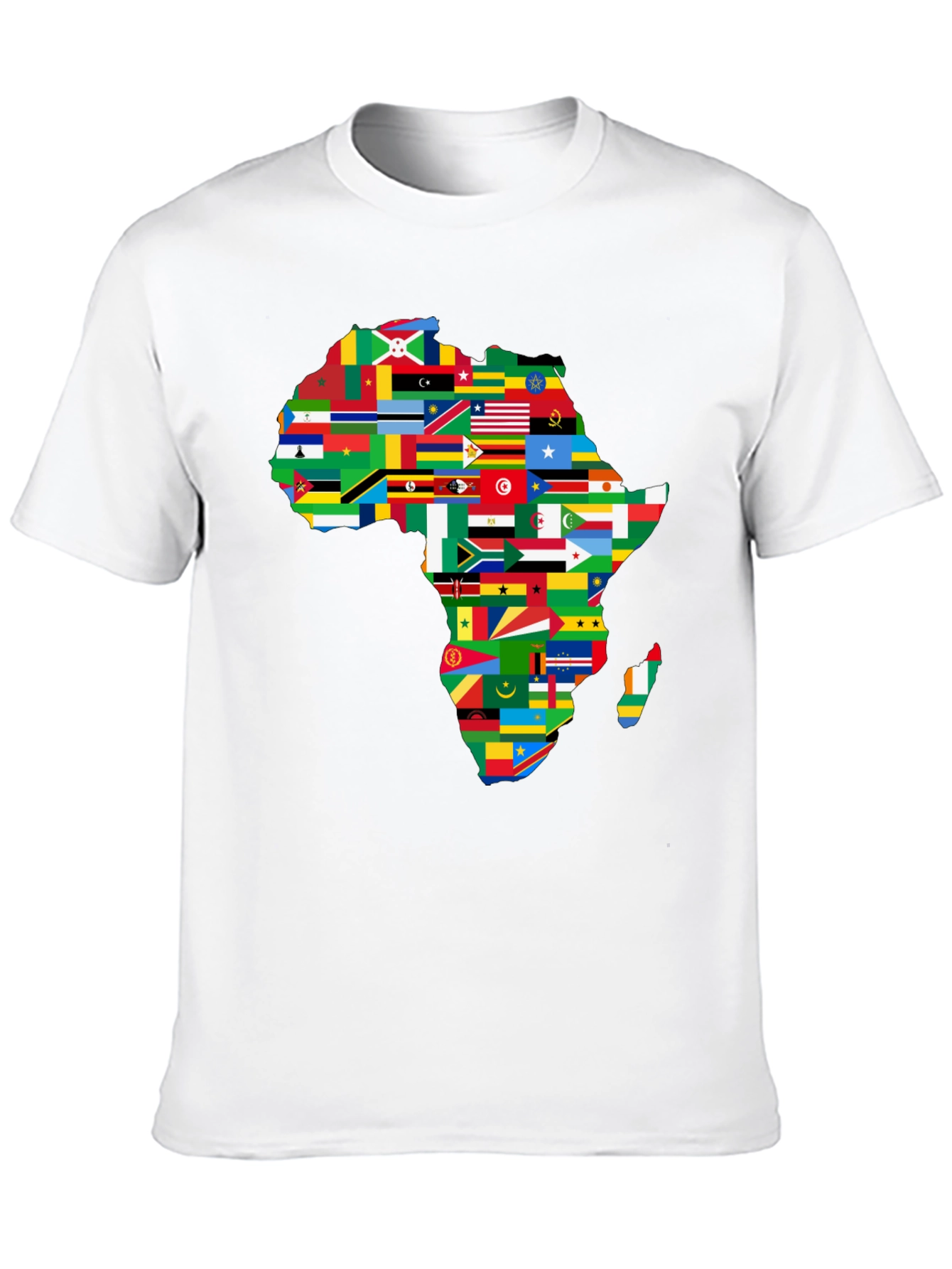 Africa Flags Map Graphic T-Shirt