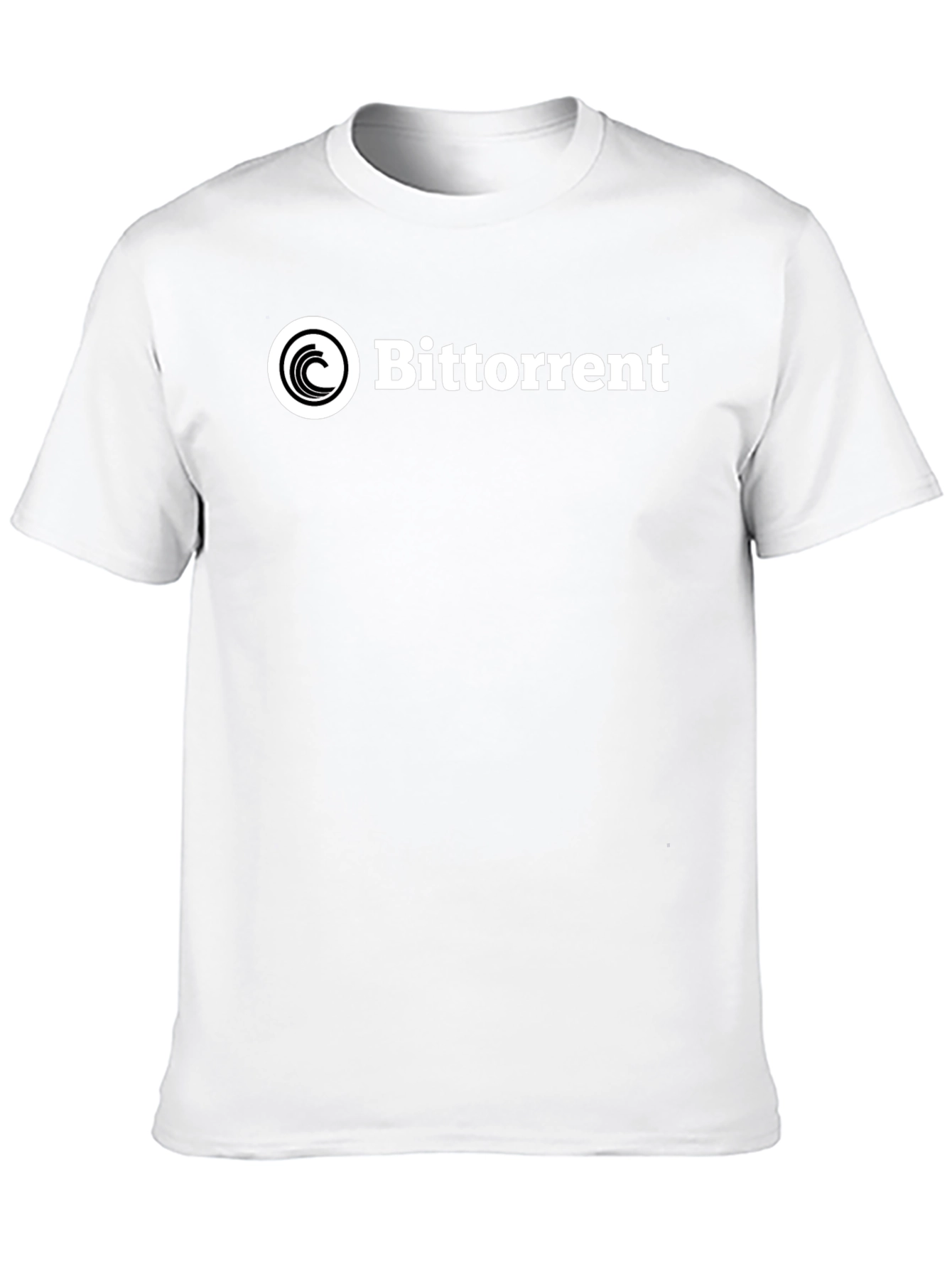BitTorrent Logo Black T-Shirt - Casual Wear