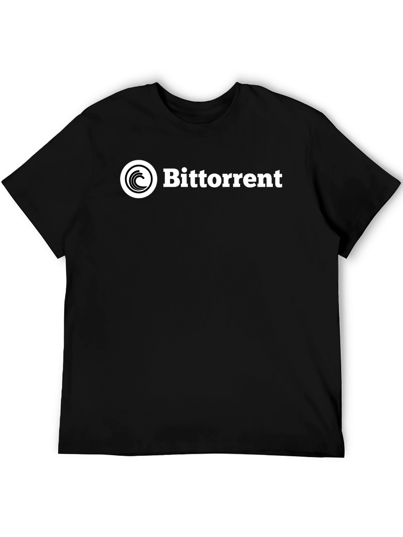 BitTorrent Logo Black T-Shirt - Casual Wear