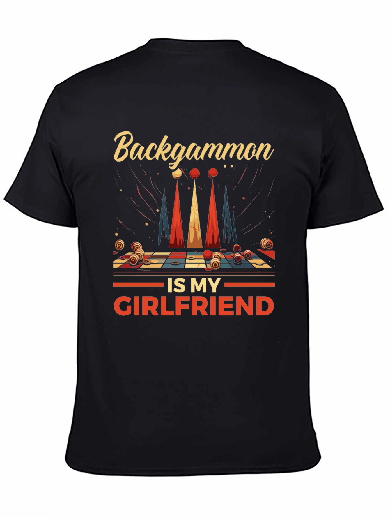Backgammon is My Girlfriend Graphic Tee