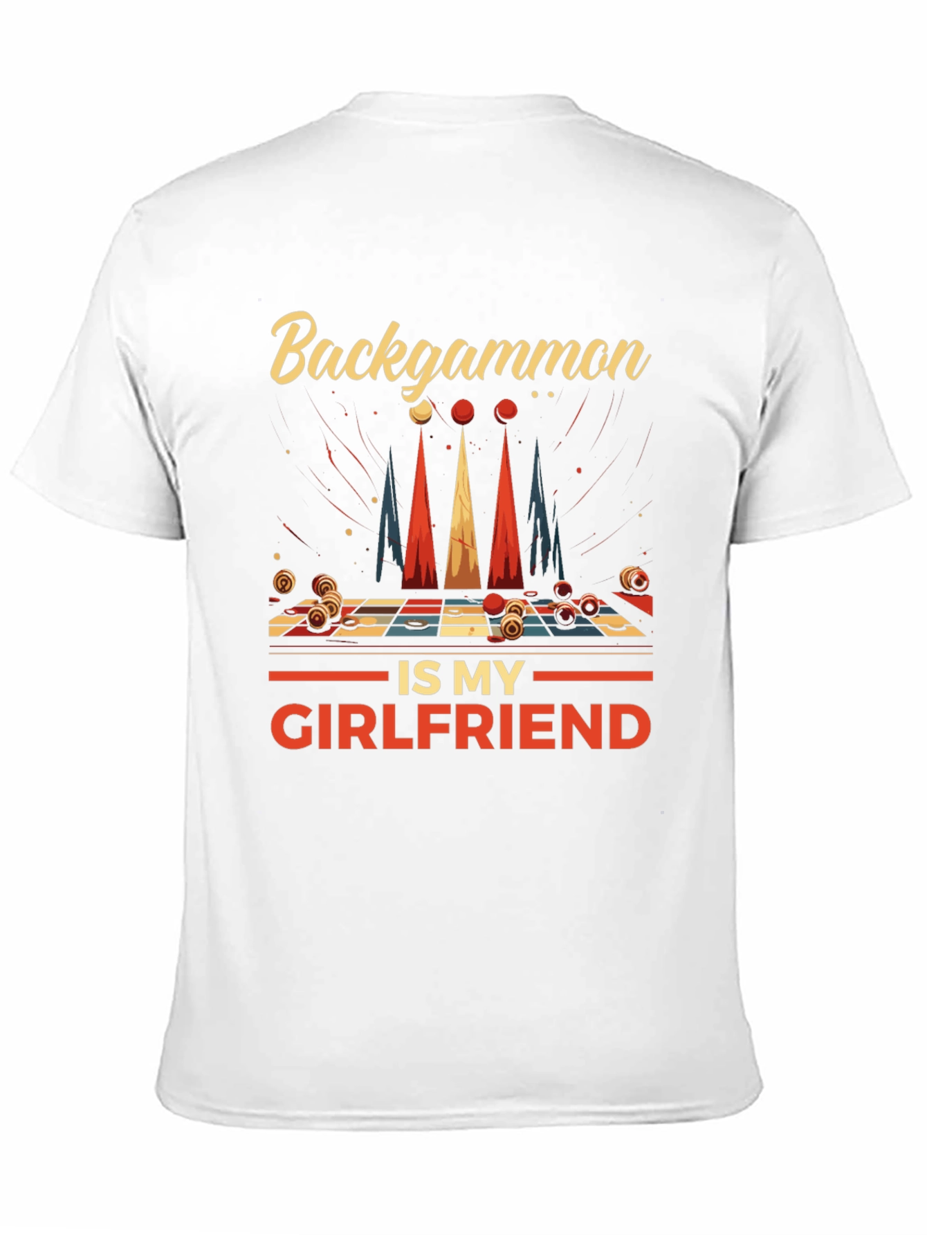 Backgammon is My Girlfriend Graphic Tee
