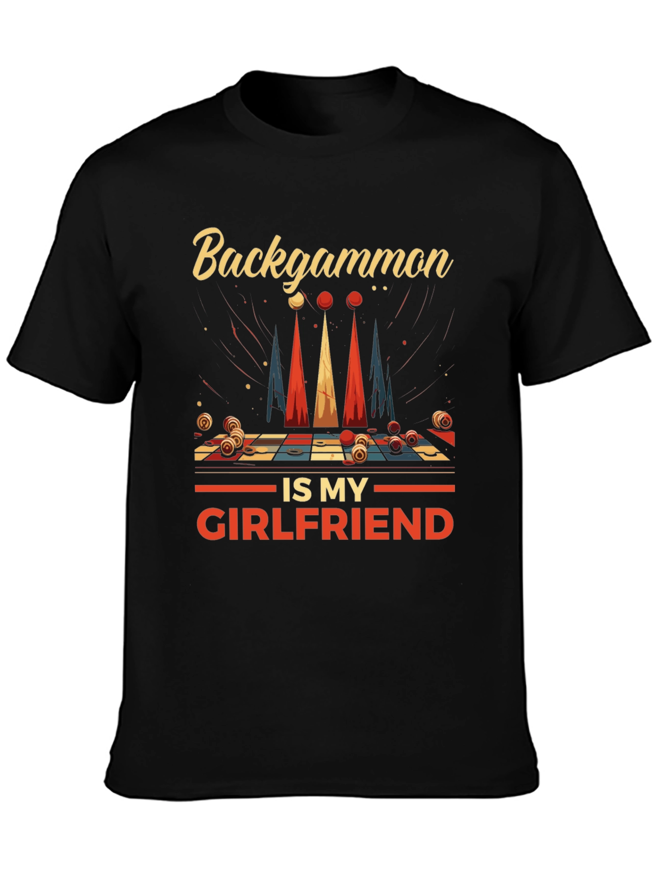 Backgammon is My Girlfriend Graphic Tee