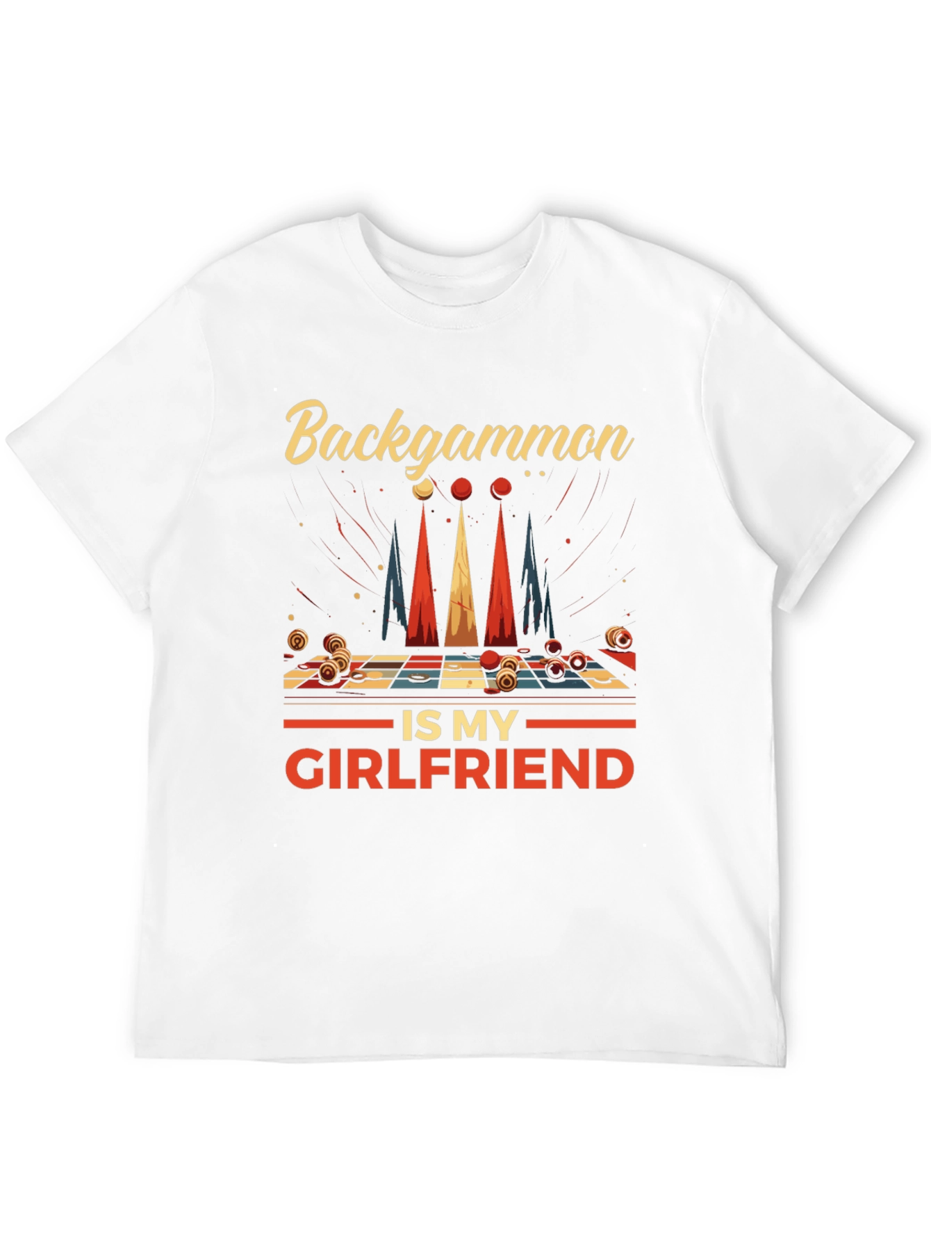 Backgammon is My Girlfriend Graphic Tee