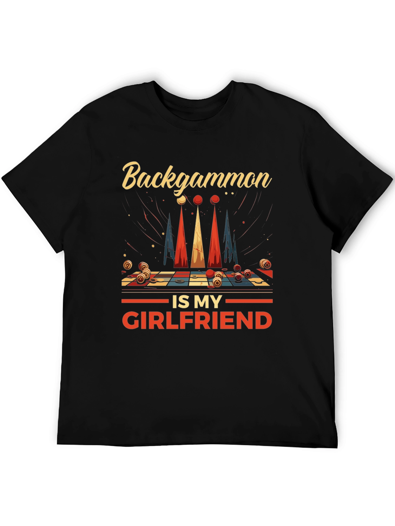 Backgammon is My Girlfriend Graphic Tee