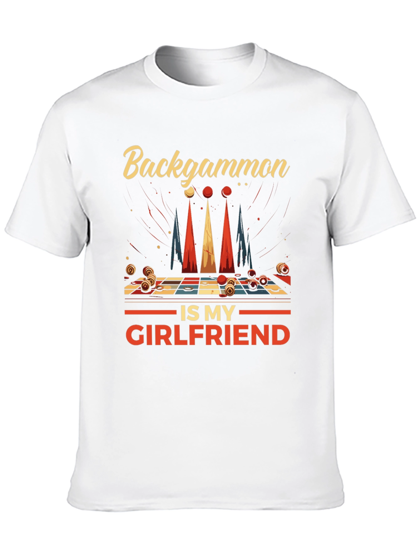 Backgammon is My Girlfriend Graphic Tee