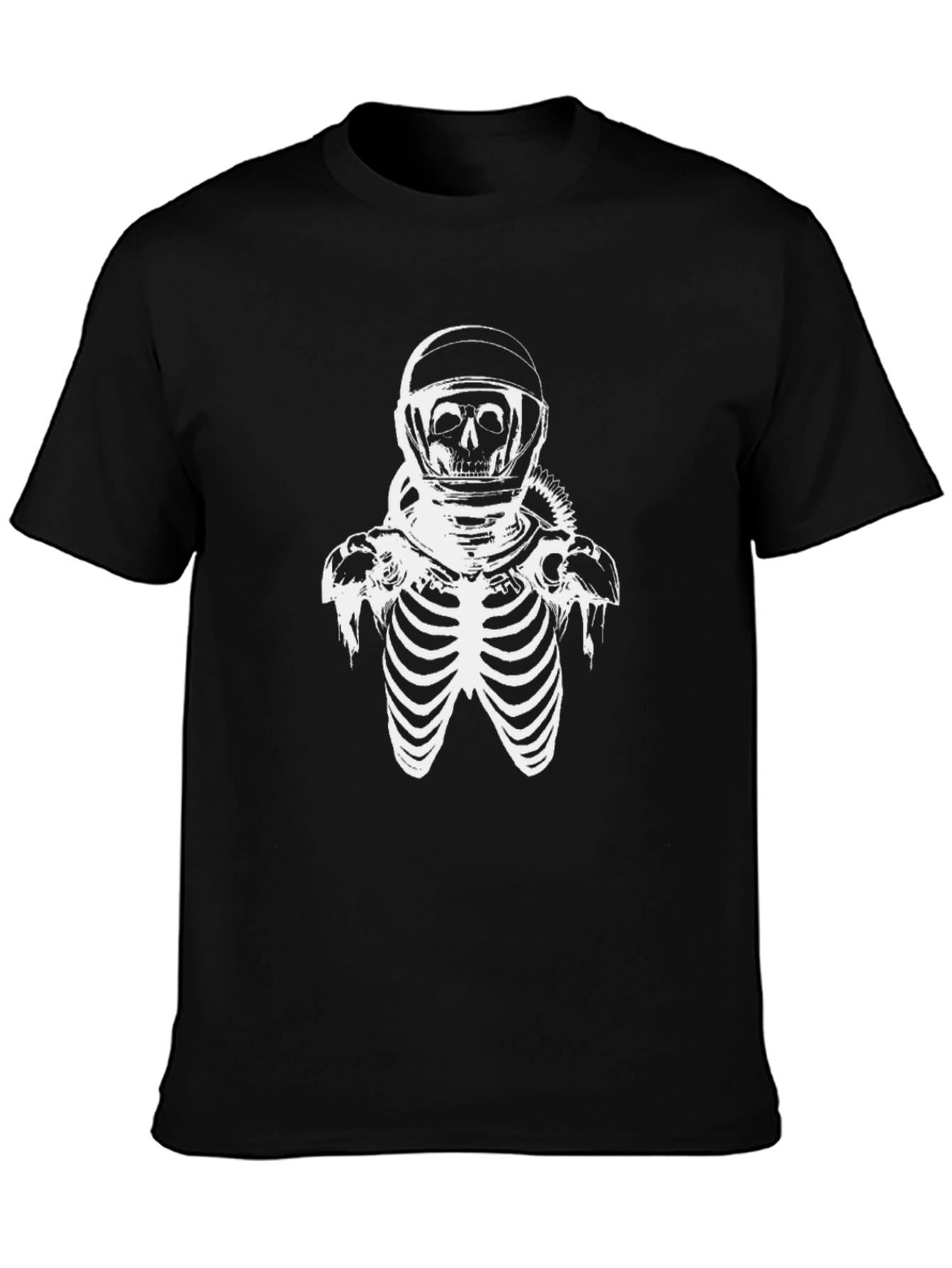 Astronaut Skeleton Graphic T-Shirt