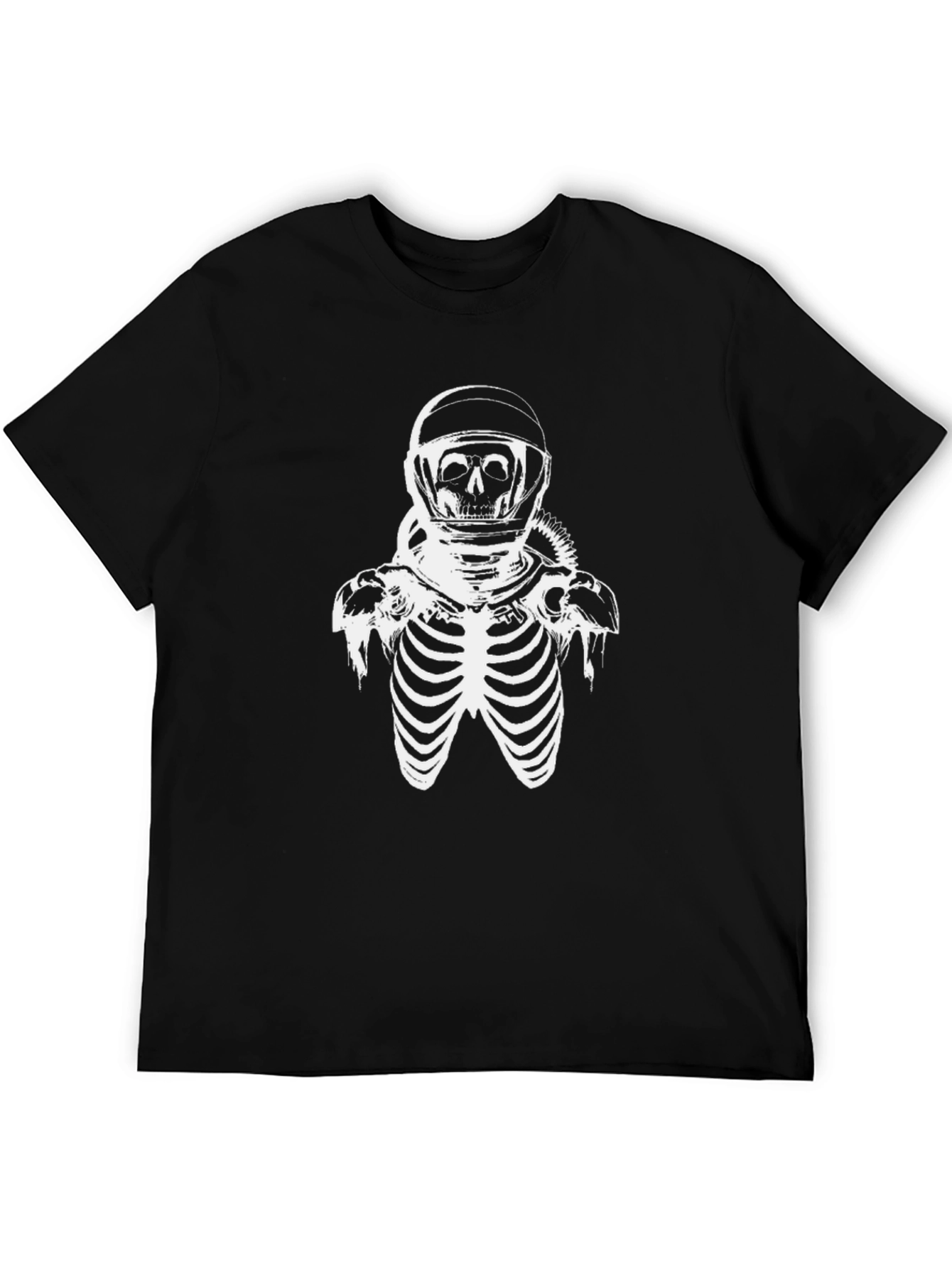 Astronaut Skeleton Graphic T-Shirt