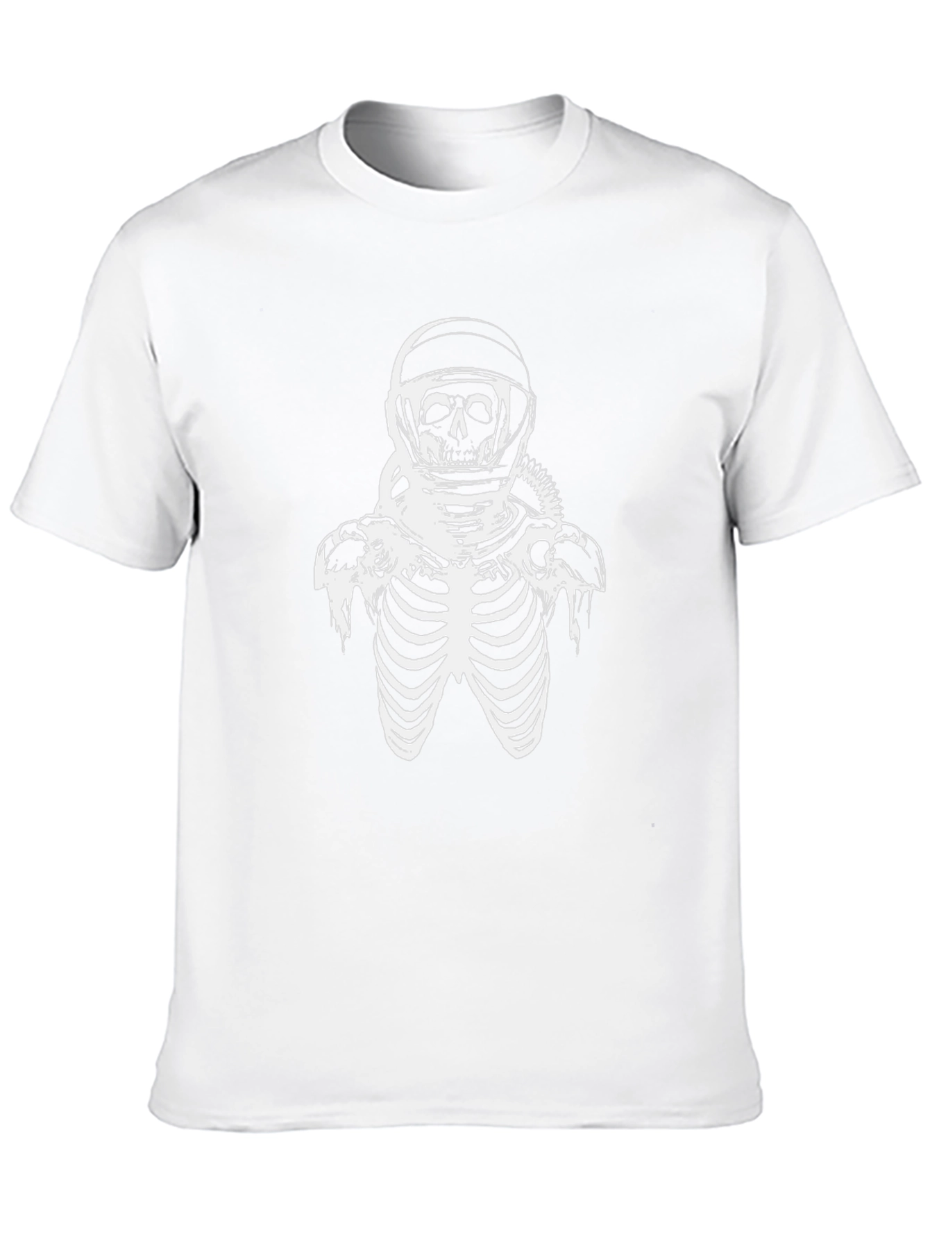 Astronaut Skeleton Graphic T-Shirt
