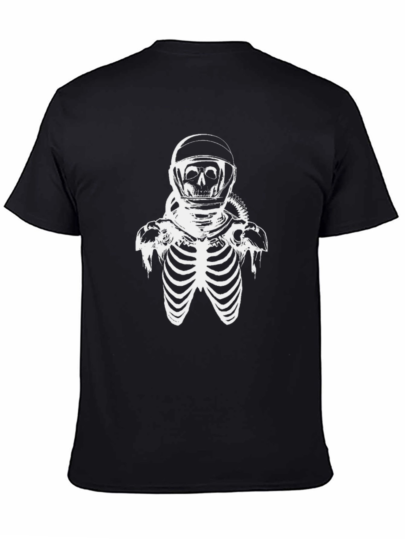 Astronaut Skeleton Graphic T-Shirt