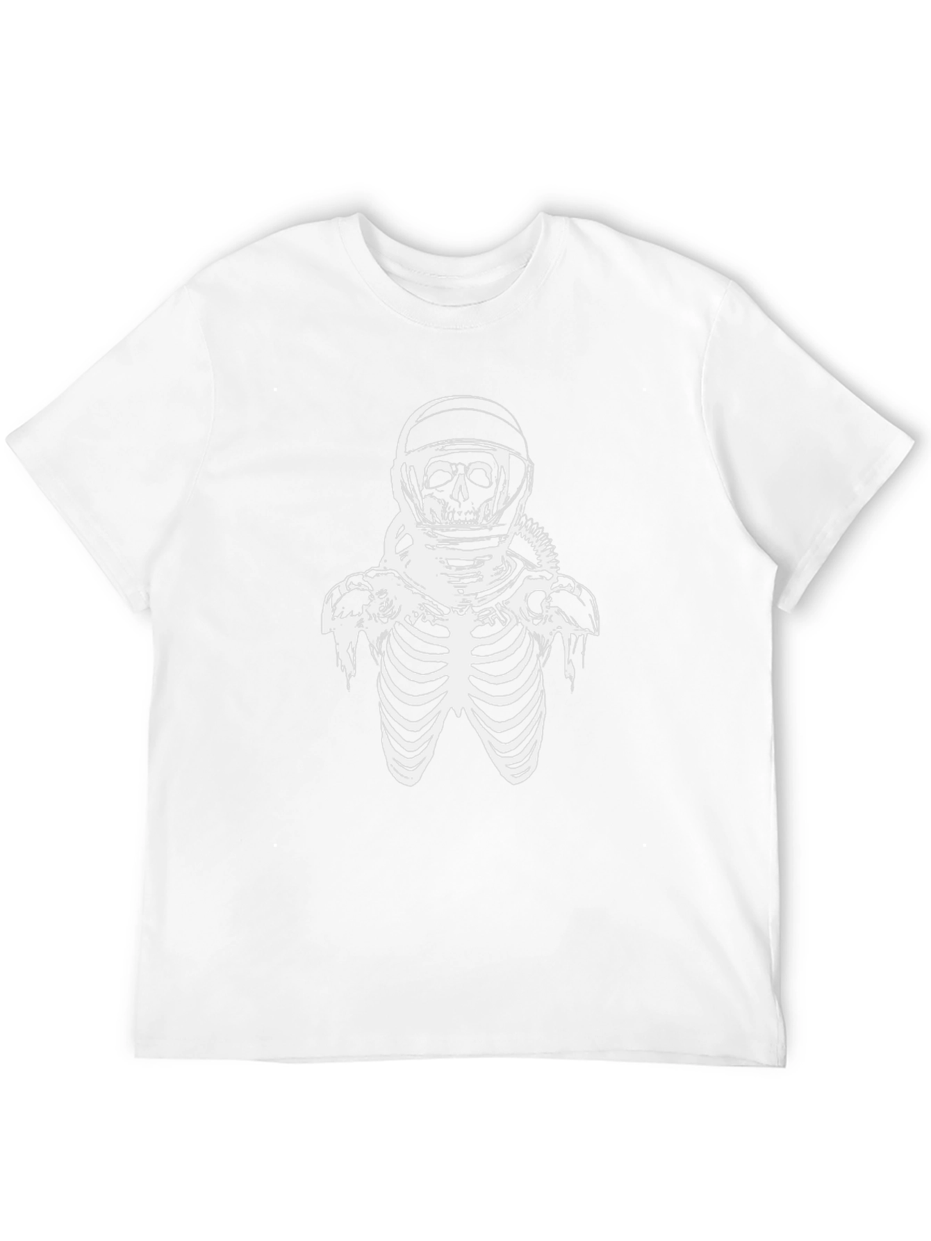 Astronaut Skeleton Graphic T-Shirt