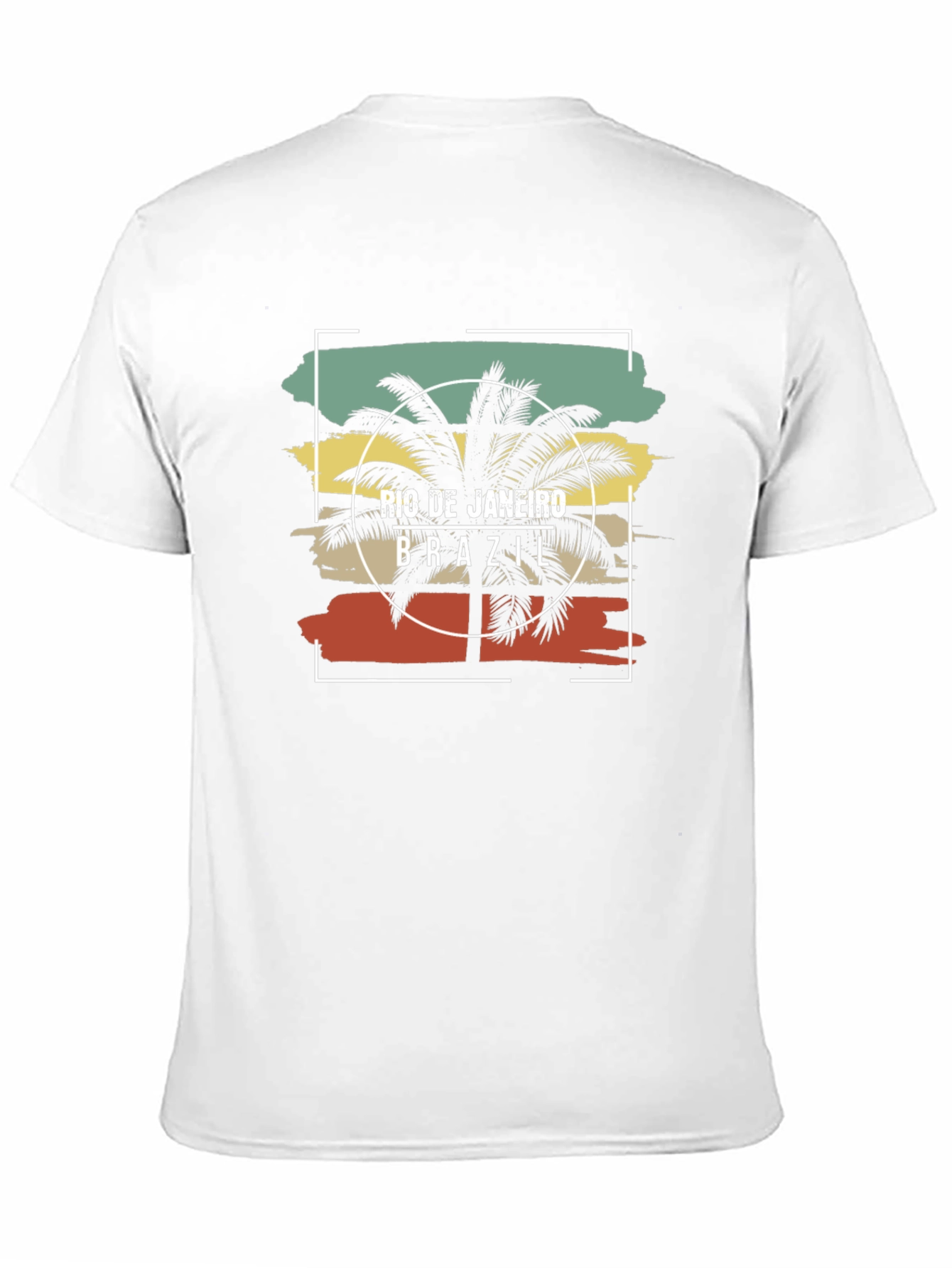 Rio de Janeiro Brazil T-Shirt Palm Tree Design