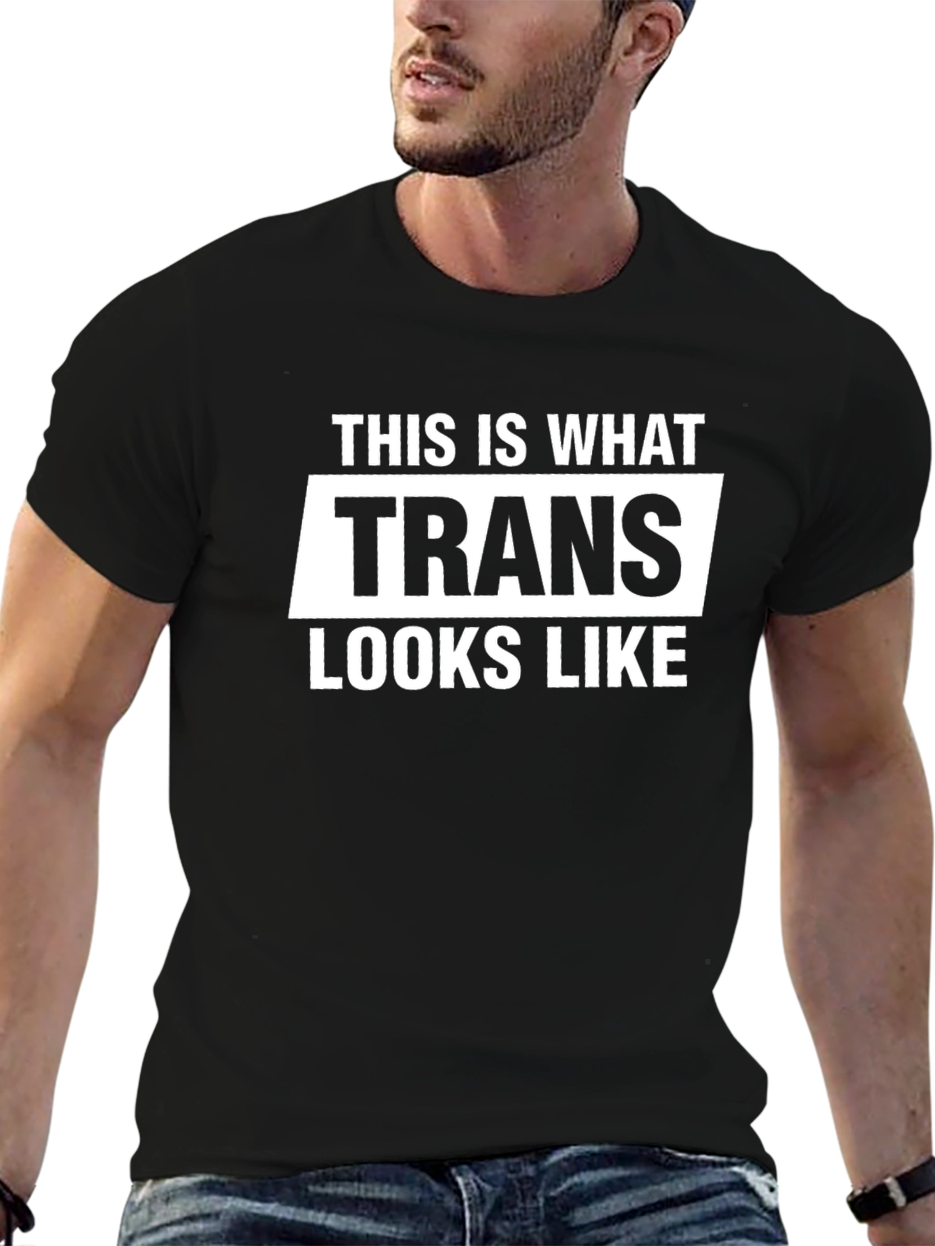 Trans Looks Like T-Shirt Black Unisex Fit