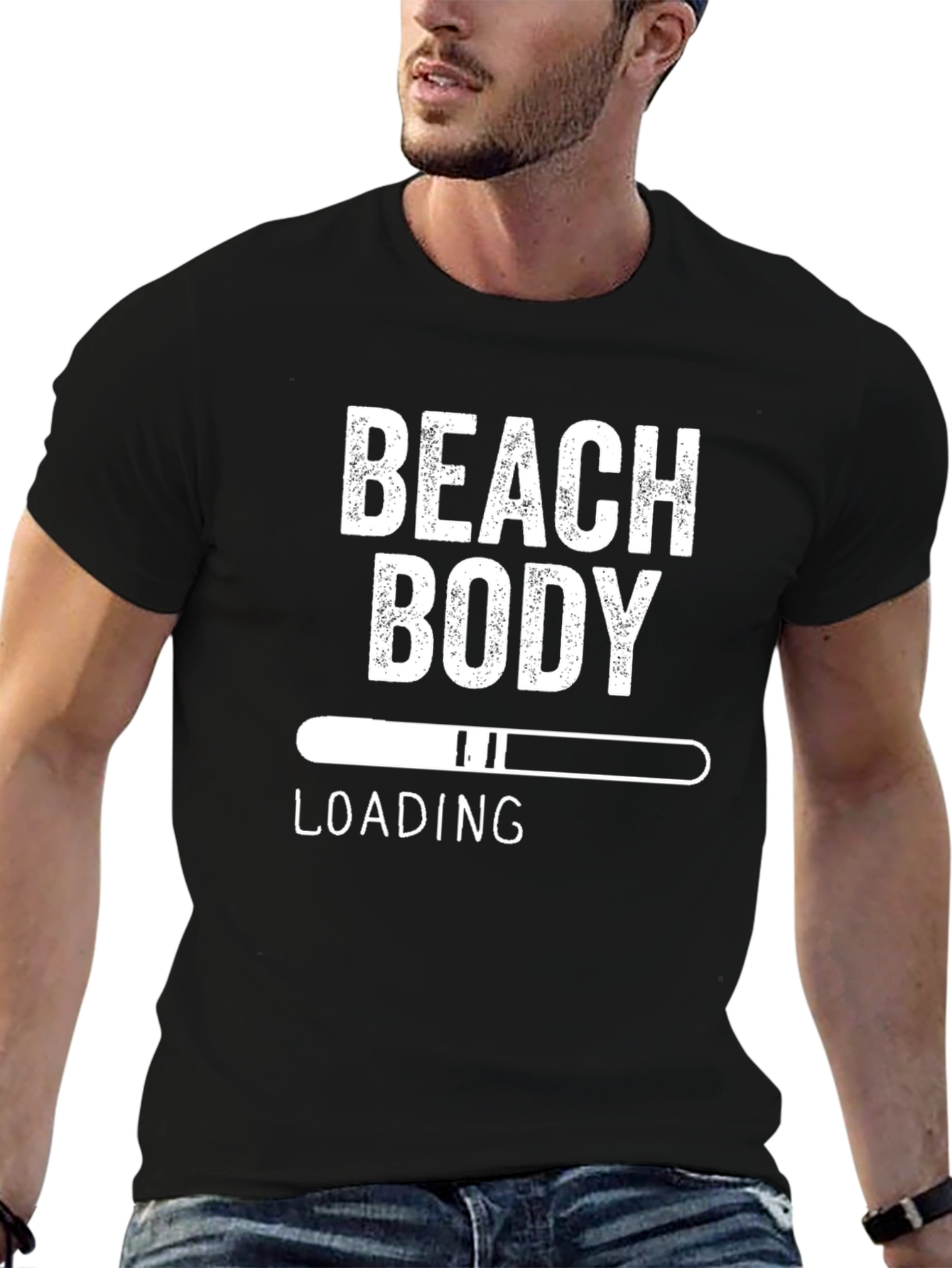 Beach Body Loading T-Shirt - Funny Gym Tee