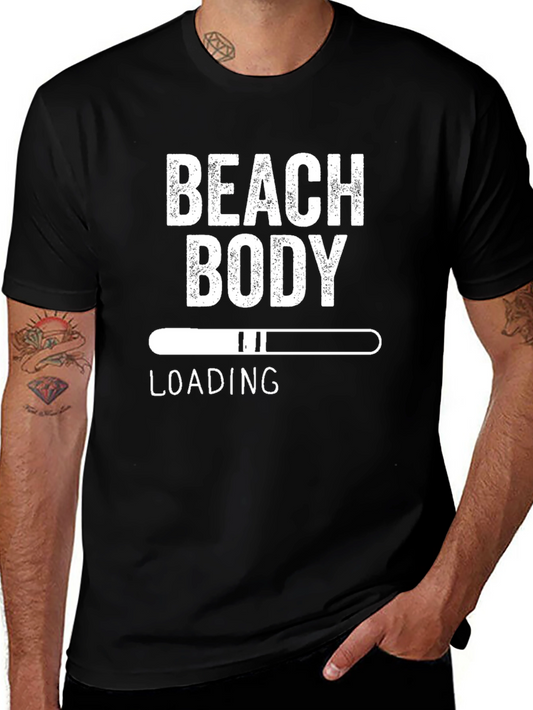 Beach Body Loading T-Shirt - Funny Gym Tee