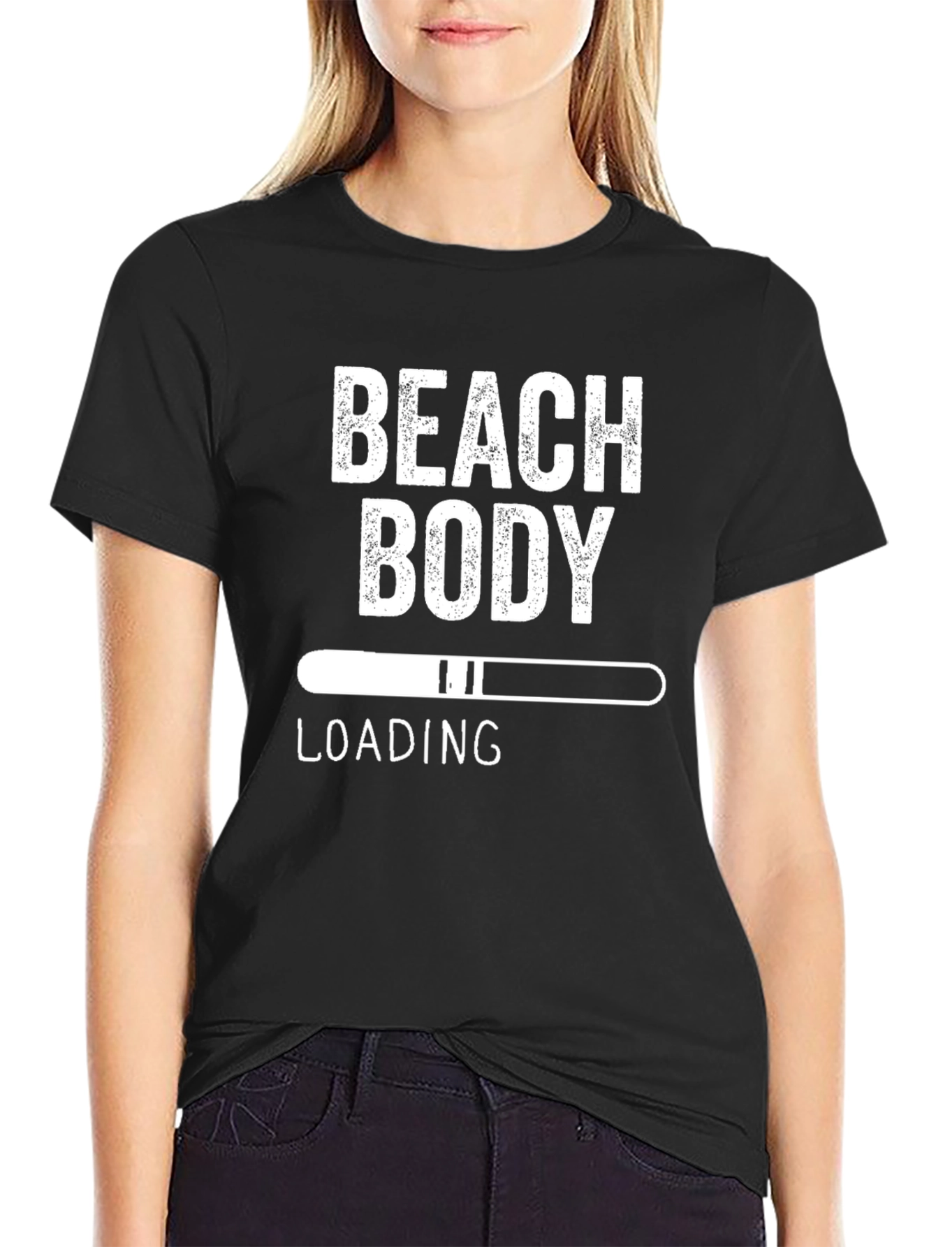 Beach Body Loading T-Shirt - Funny Gym Tee